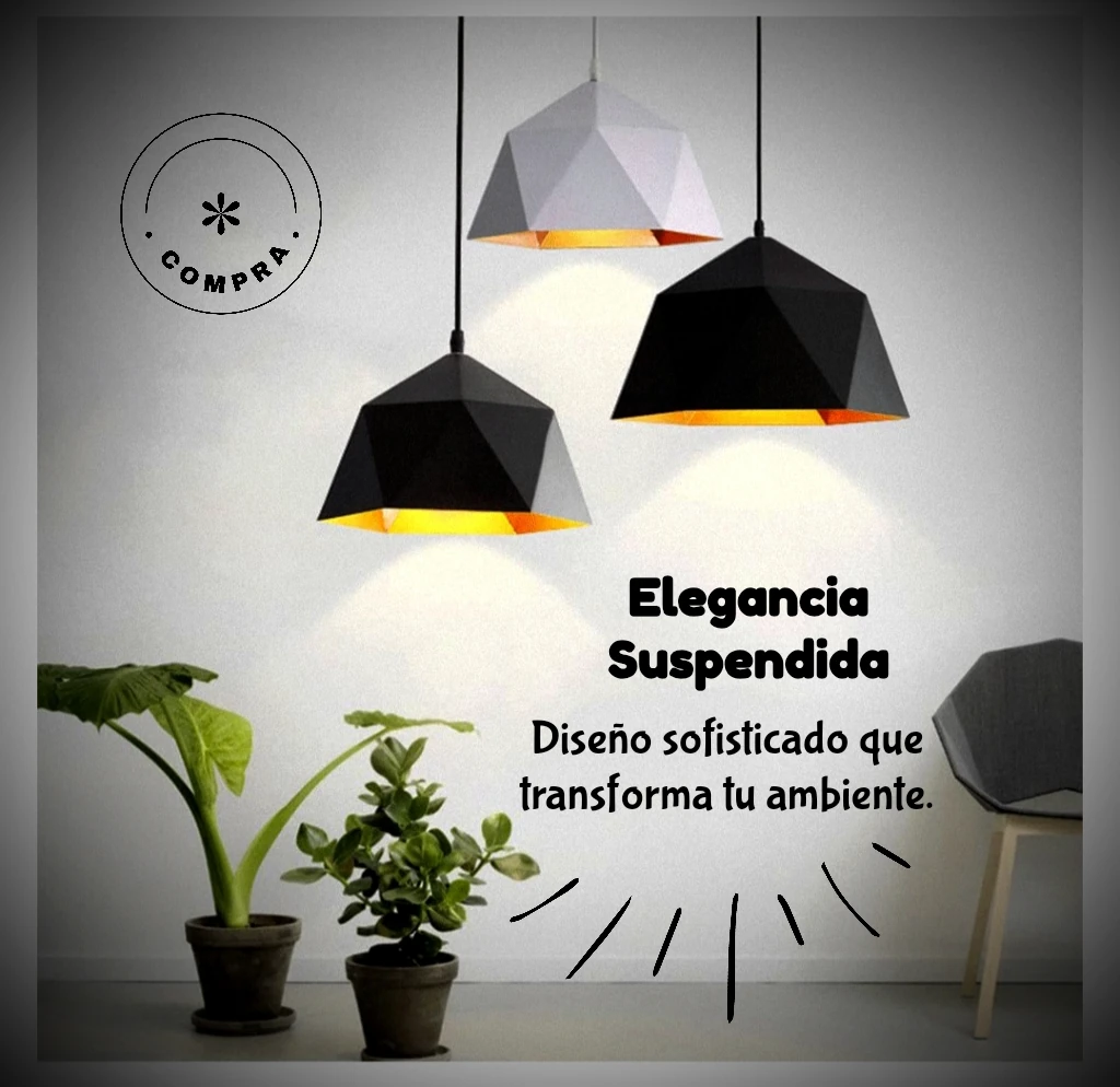 Lámpara Colgante Estilo Industrial  8