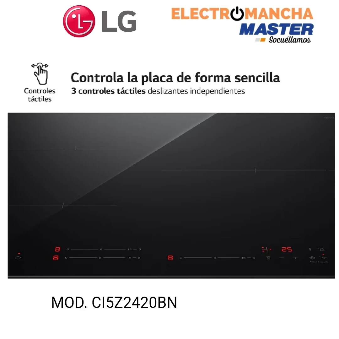 ENCIMERA INDUCCION LG CI5Z2420BN 3 FUEGOS 28CM. 3