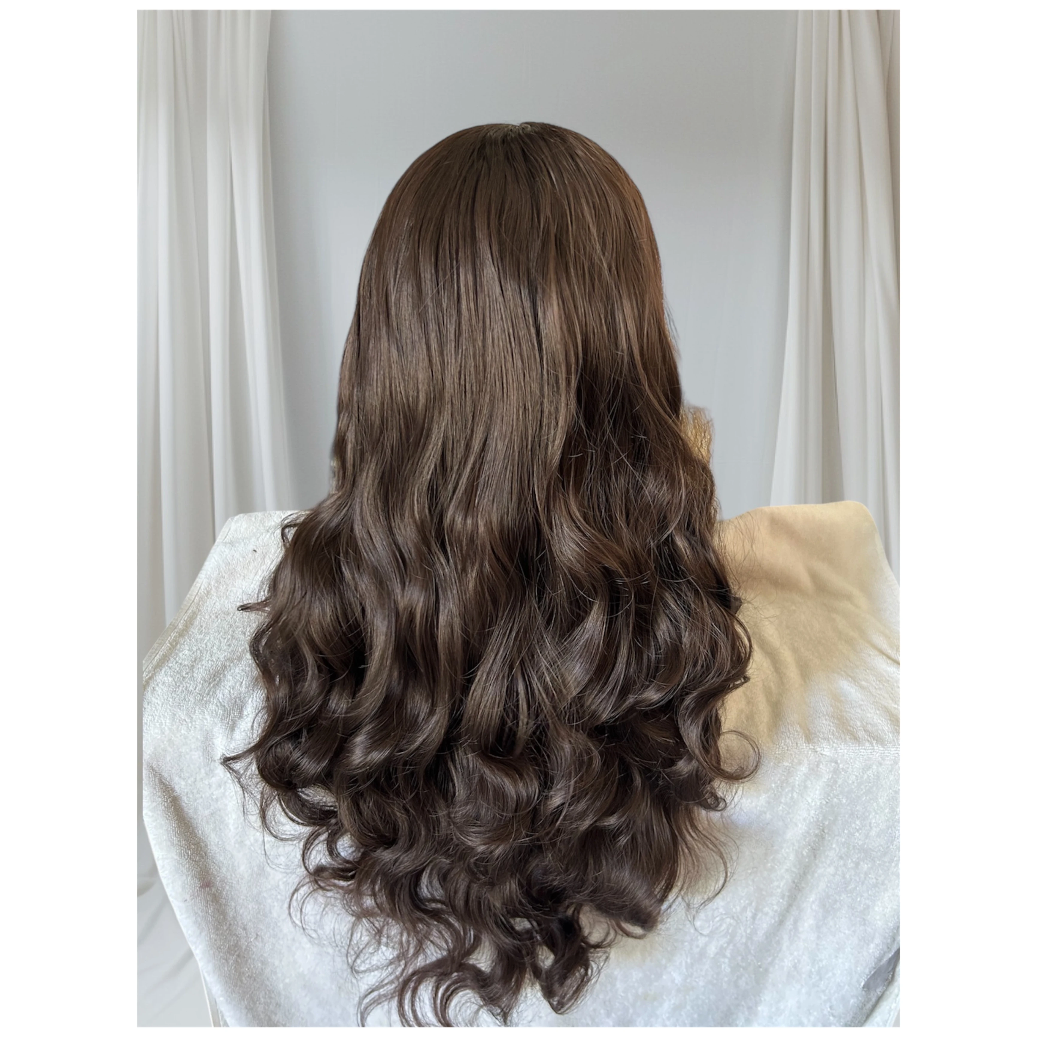 Peluca Semi natural de 28 ” frontal lace 13x4  2