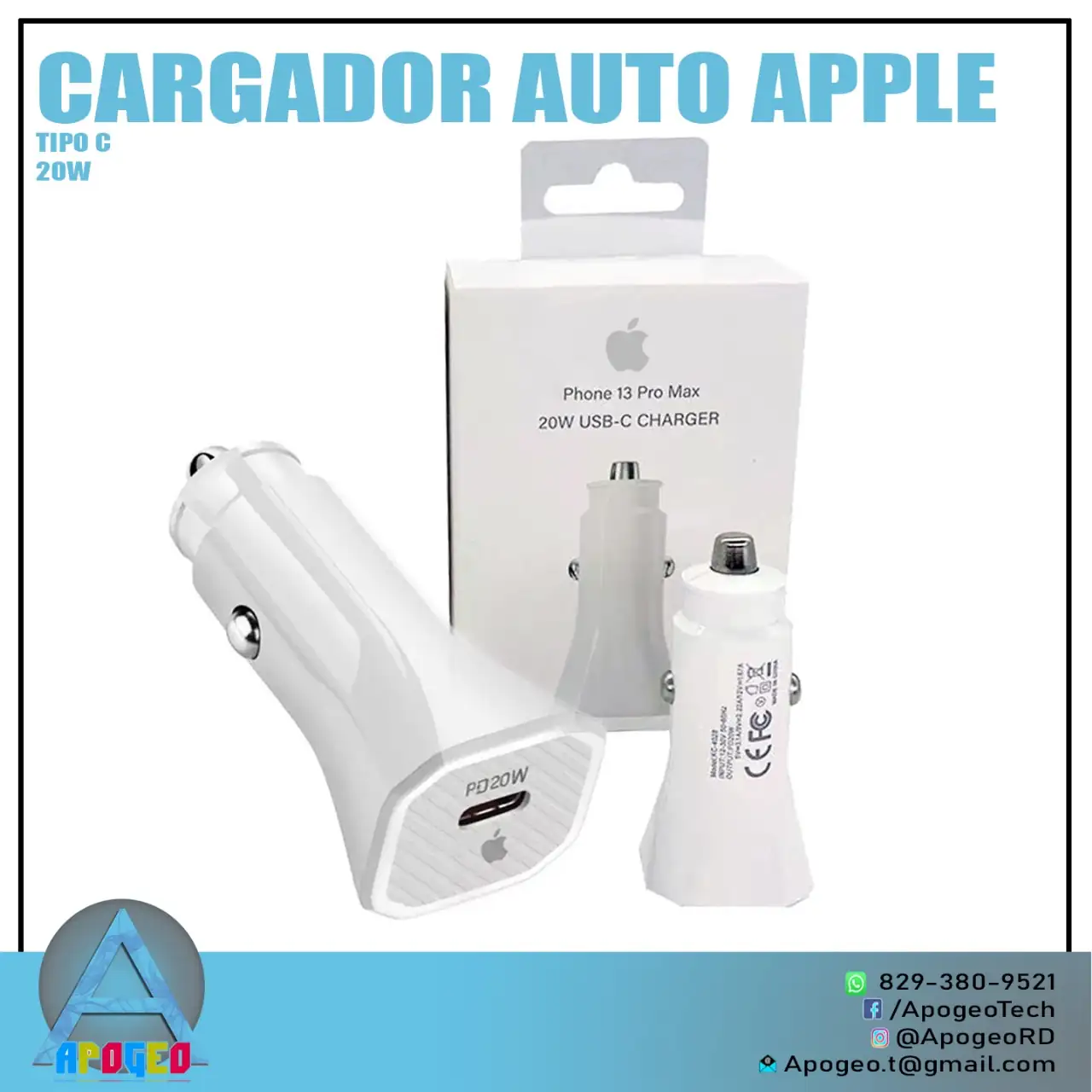 Cargador Apple de vehículo 