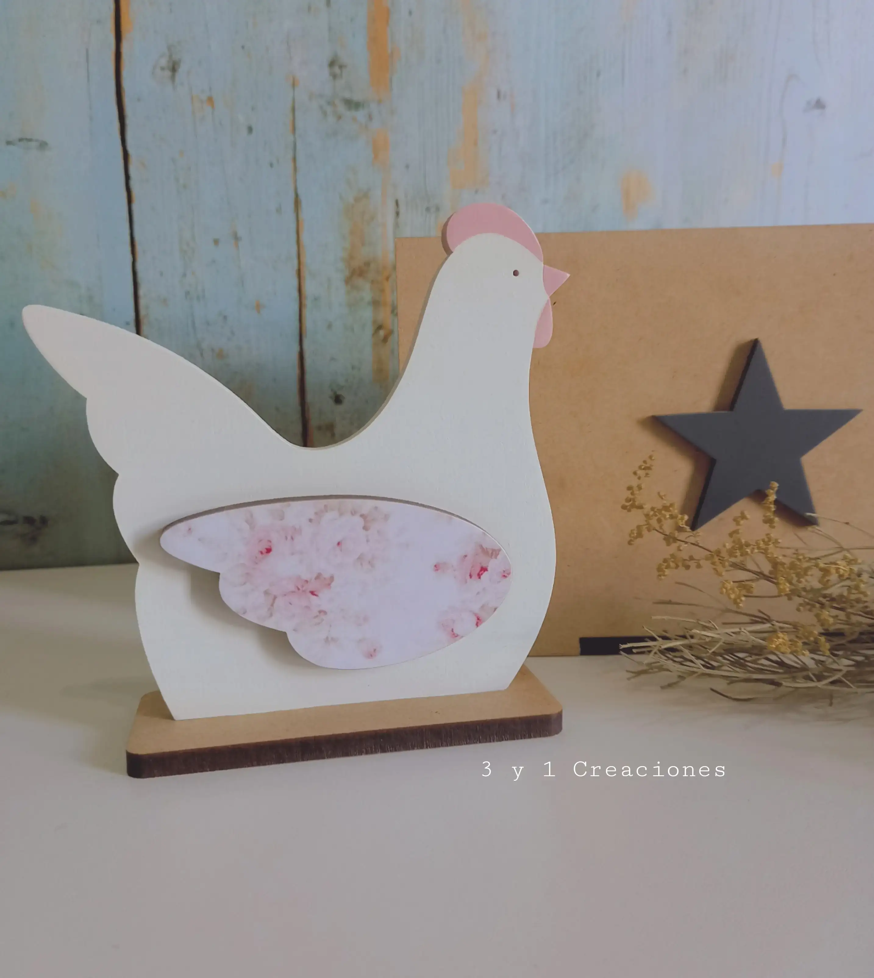 GALLINA 1 CON BASE 2