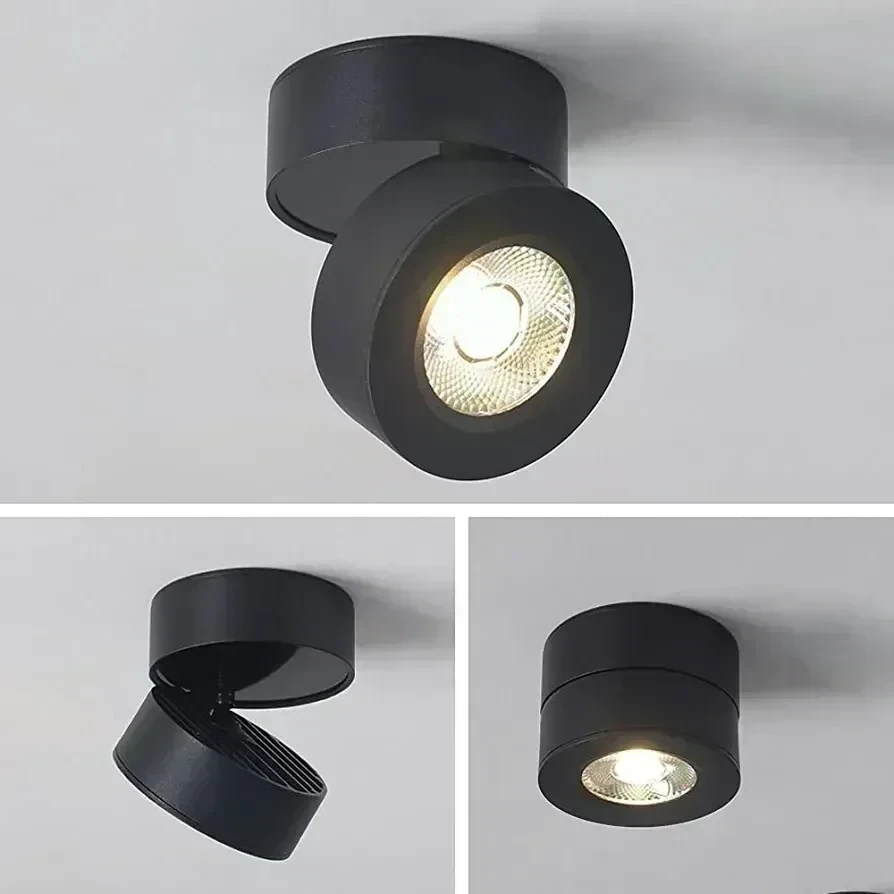 SPOT LED AVI PLEGABLE NEGRO  2