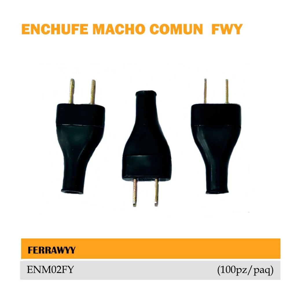 ENCHUFE MACHO COMUN (Clavija) FWY Colores 