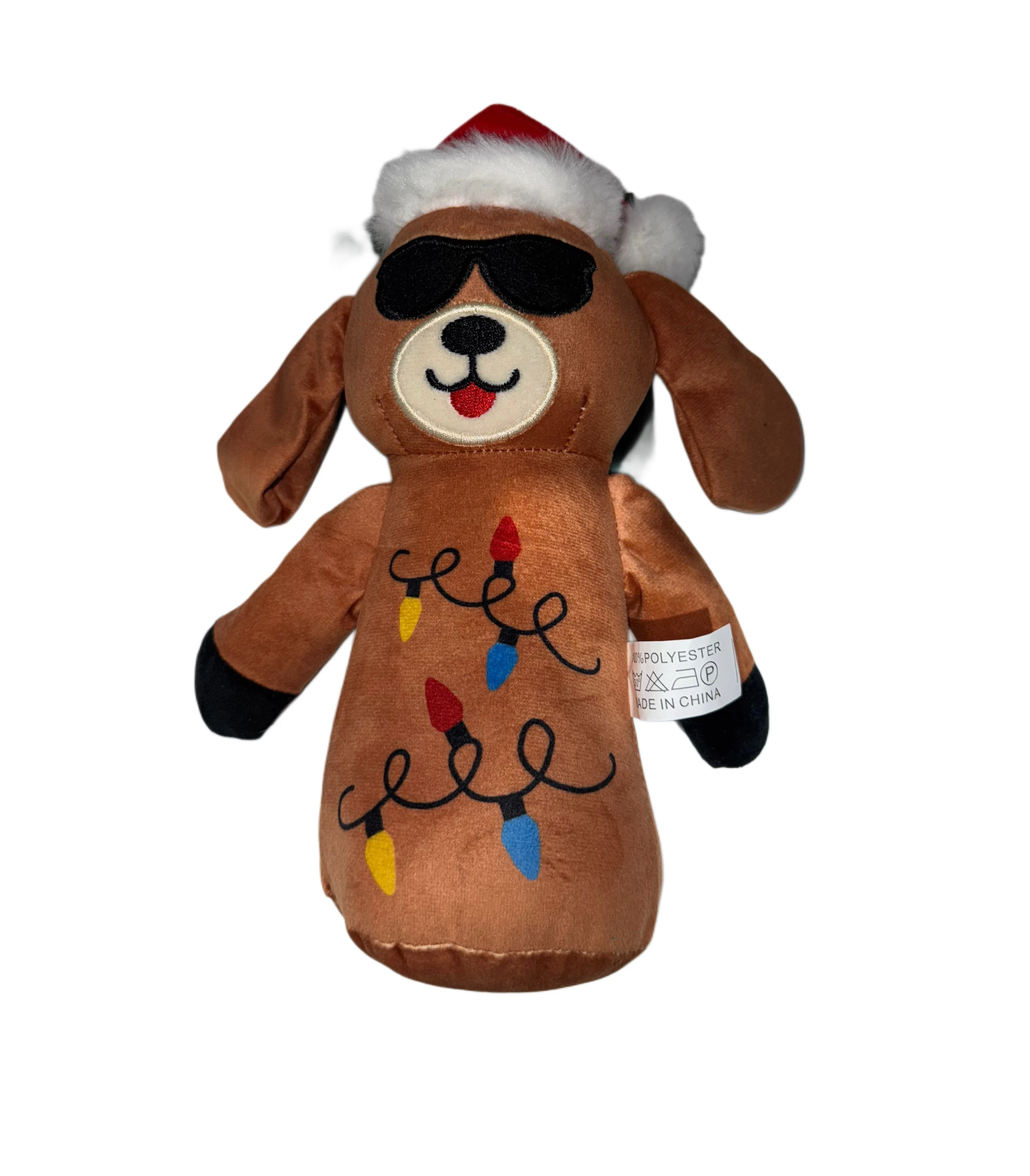Perrito Navideño con chifle 