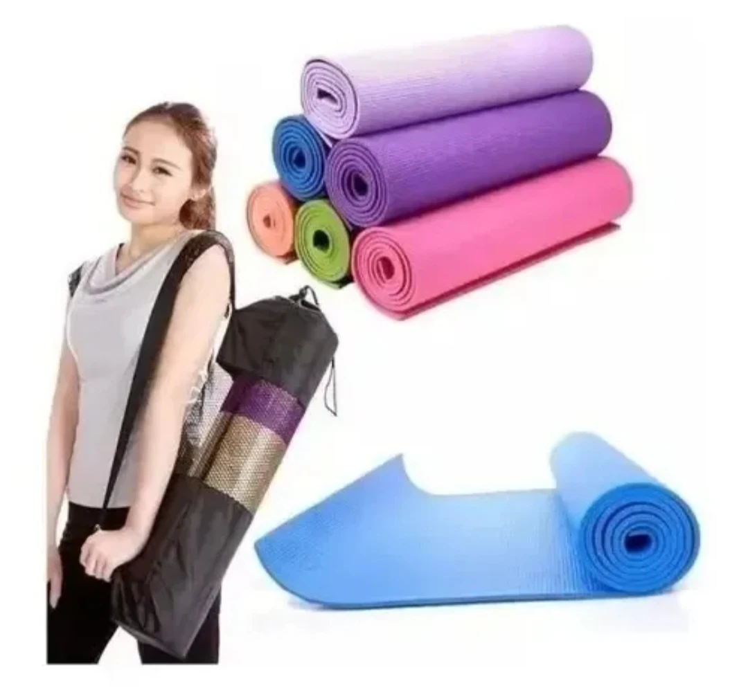 Mat Yoga 6mm Pilates con bolso Alfombra Ejercicio Color 