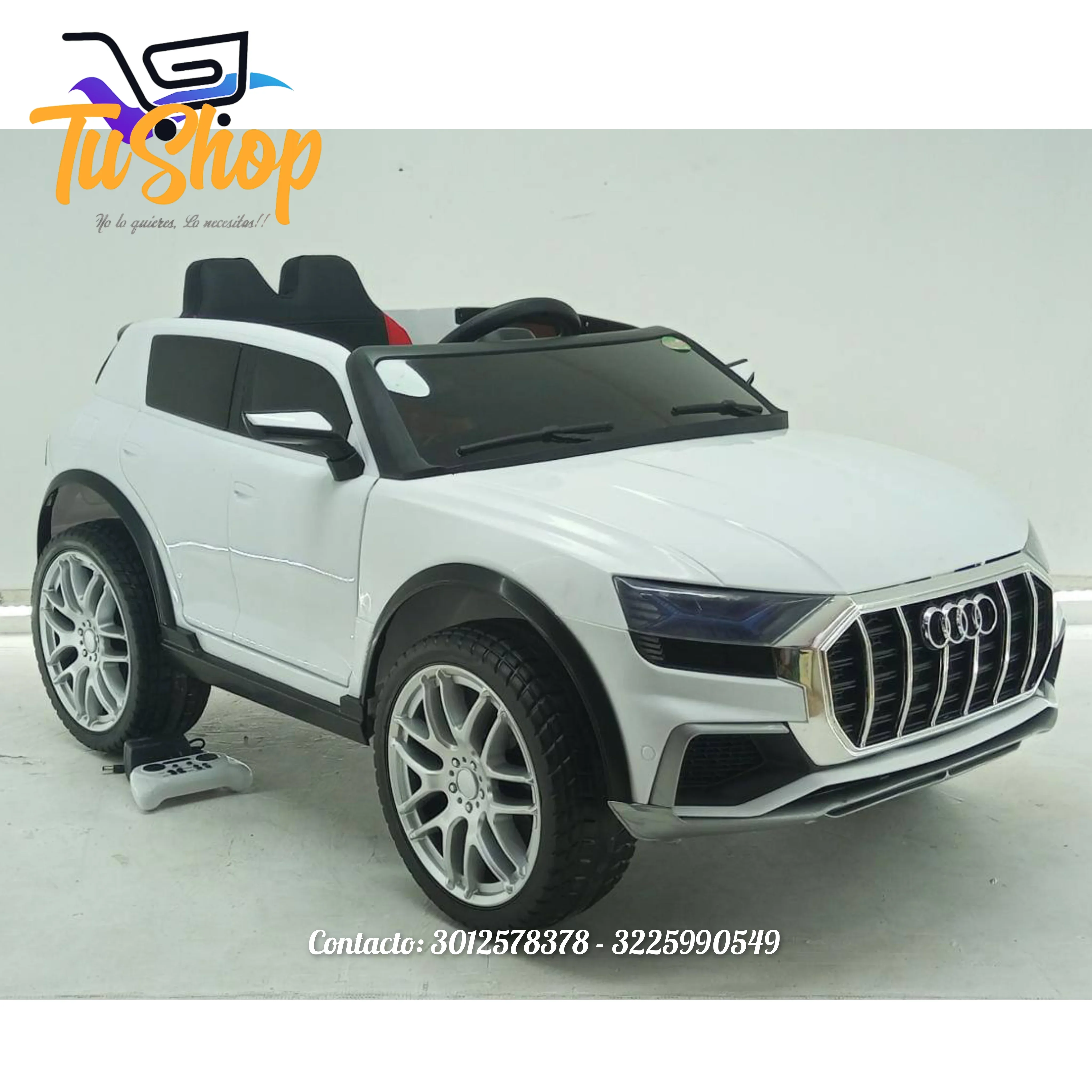 Camioneta Audi Blanco 1 a 7 años Montable 