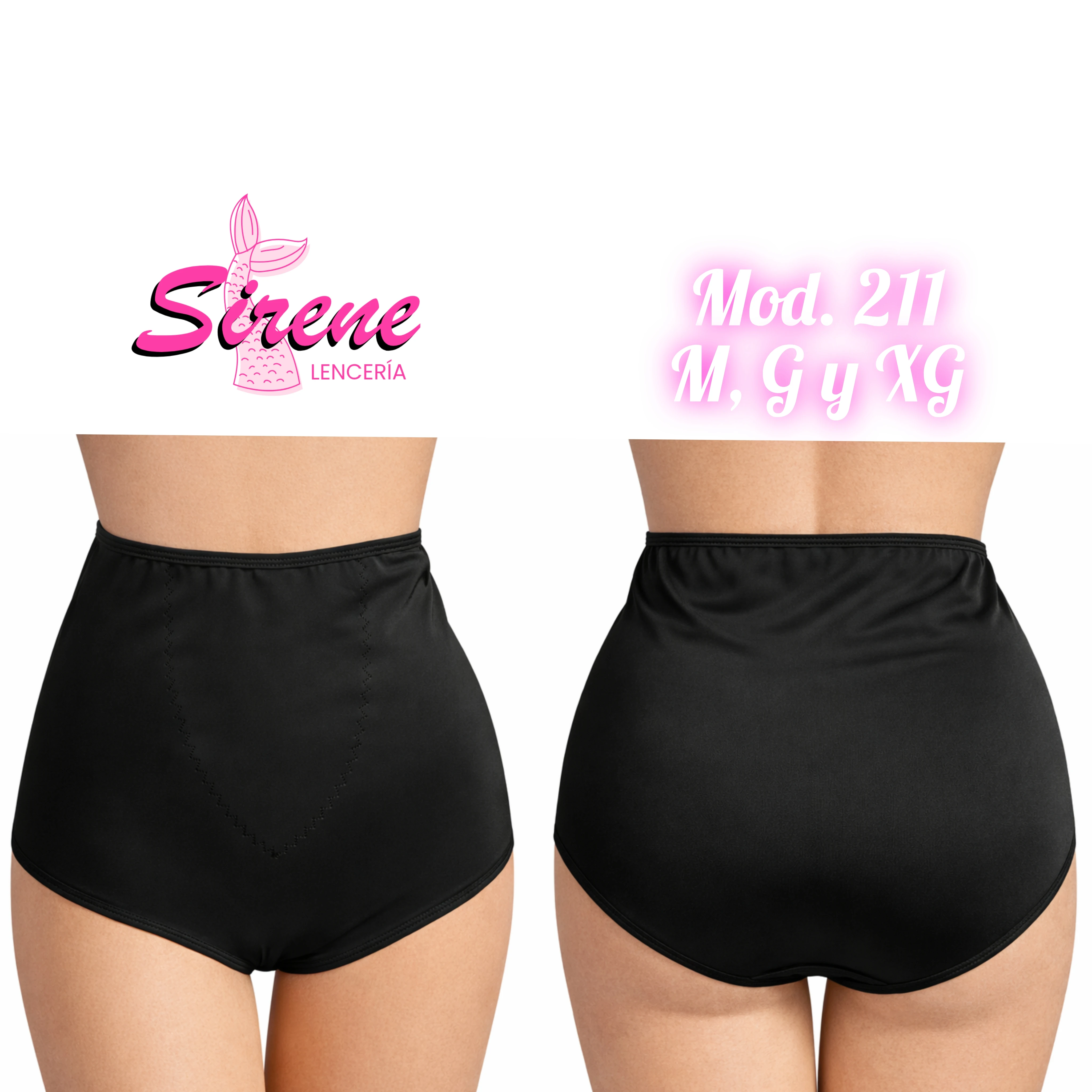 Modelo 211 Pantaleta completa con refuerzo