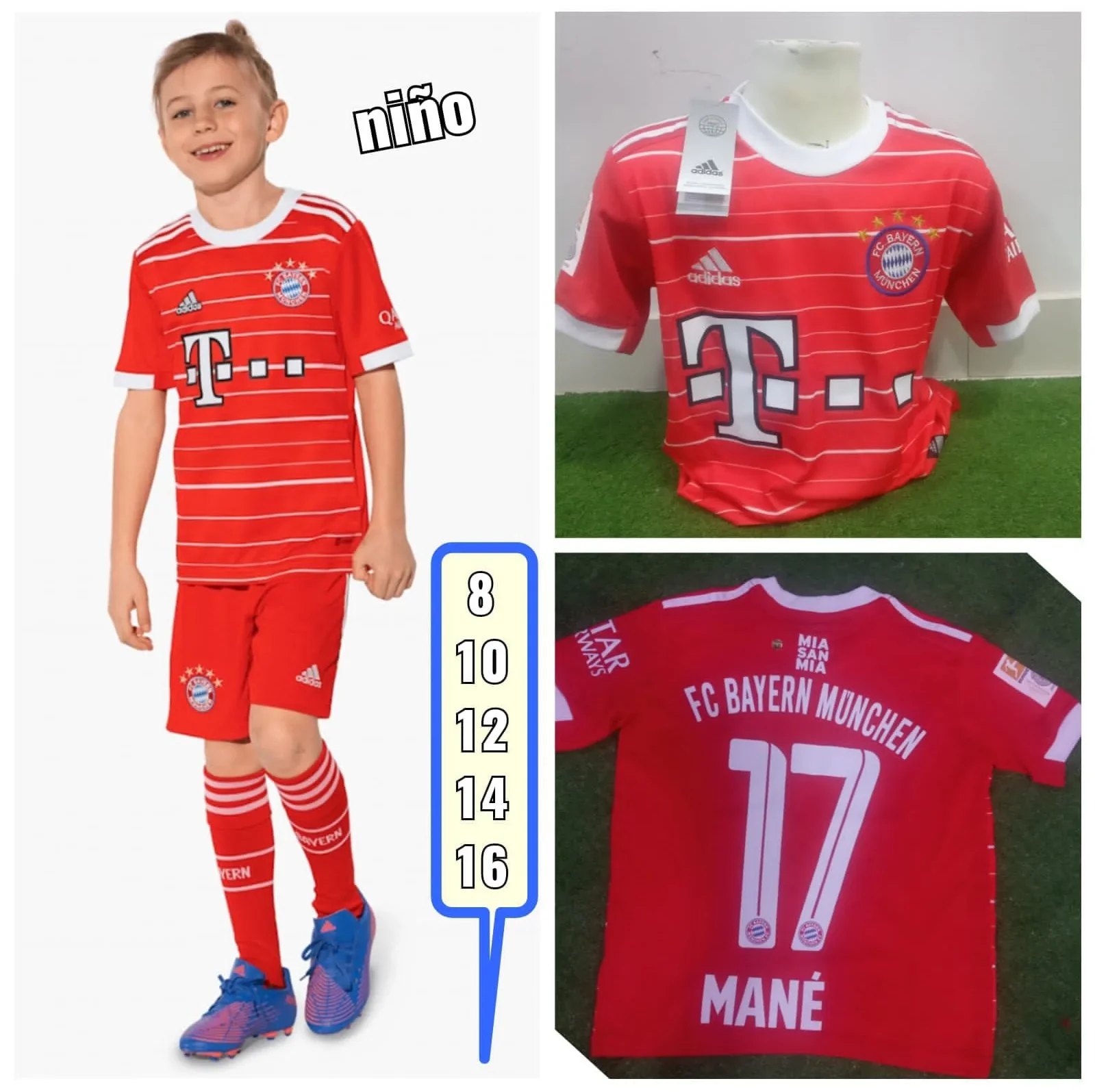 BAYERN MUNICH DE NIÑOS 