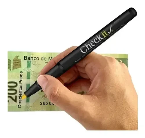 Marcador check it para billetes falsos 4