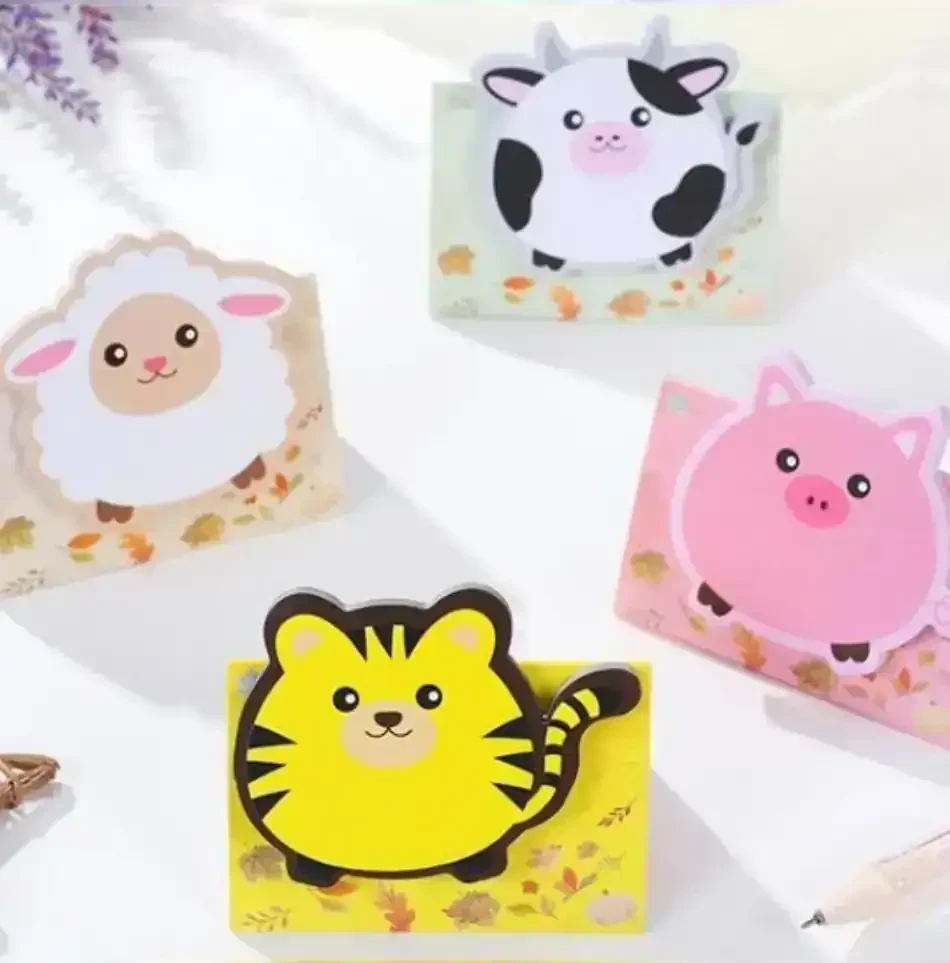Post It Animalitos de Colores Kawaii x 20 hojas