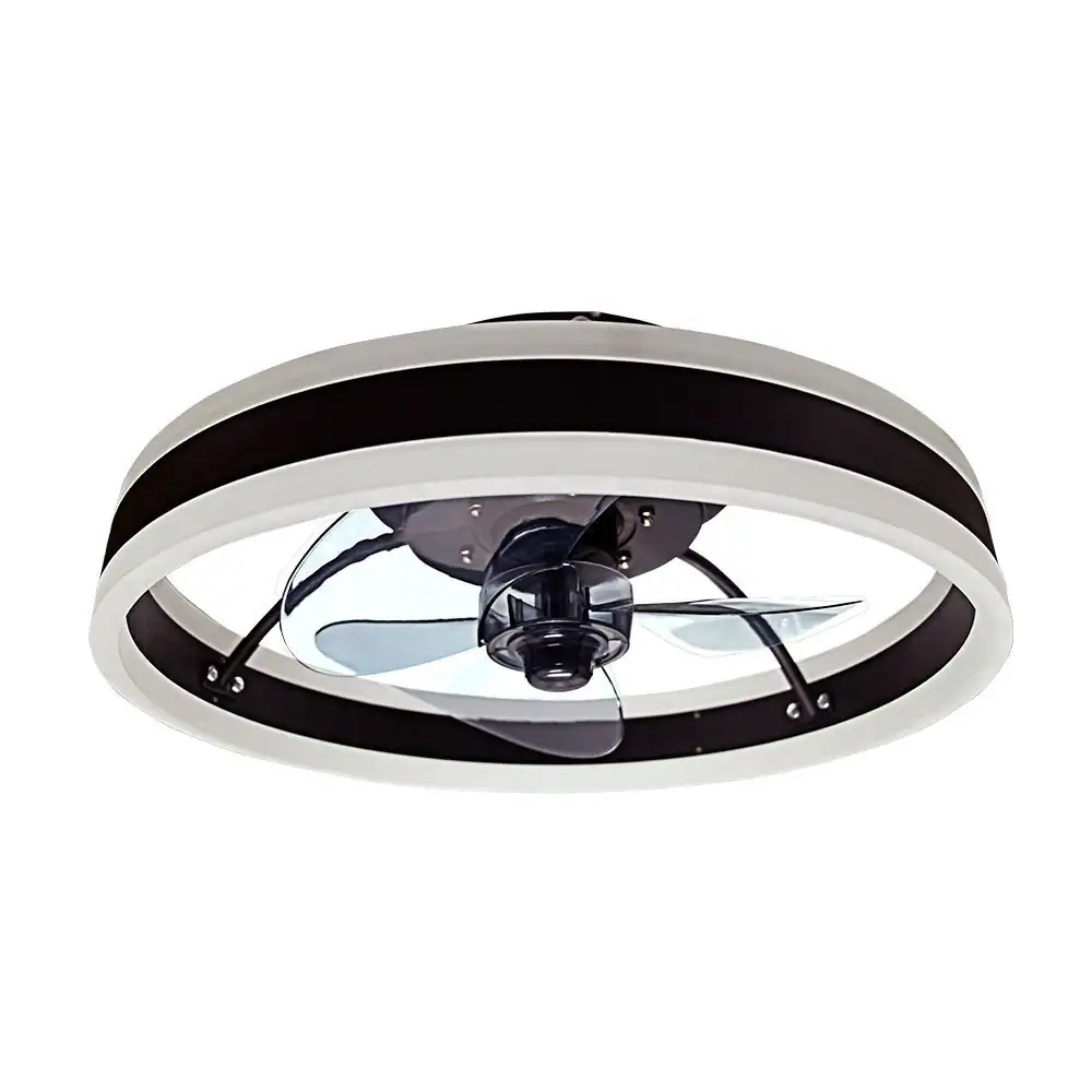 Ventilador de techo con lámpara inteligente y control remoto  2