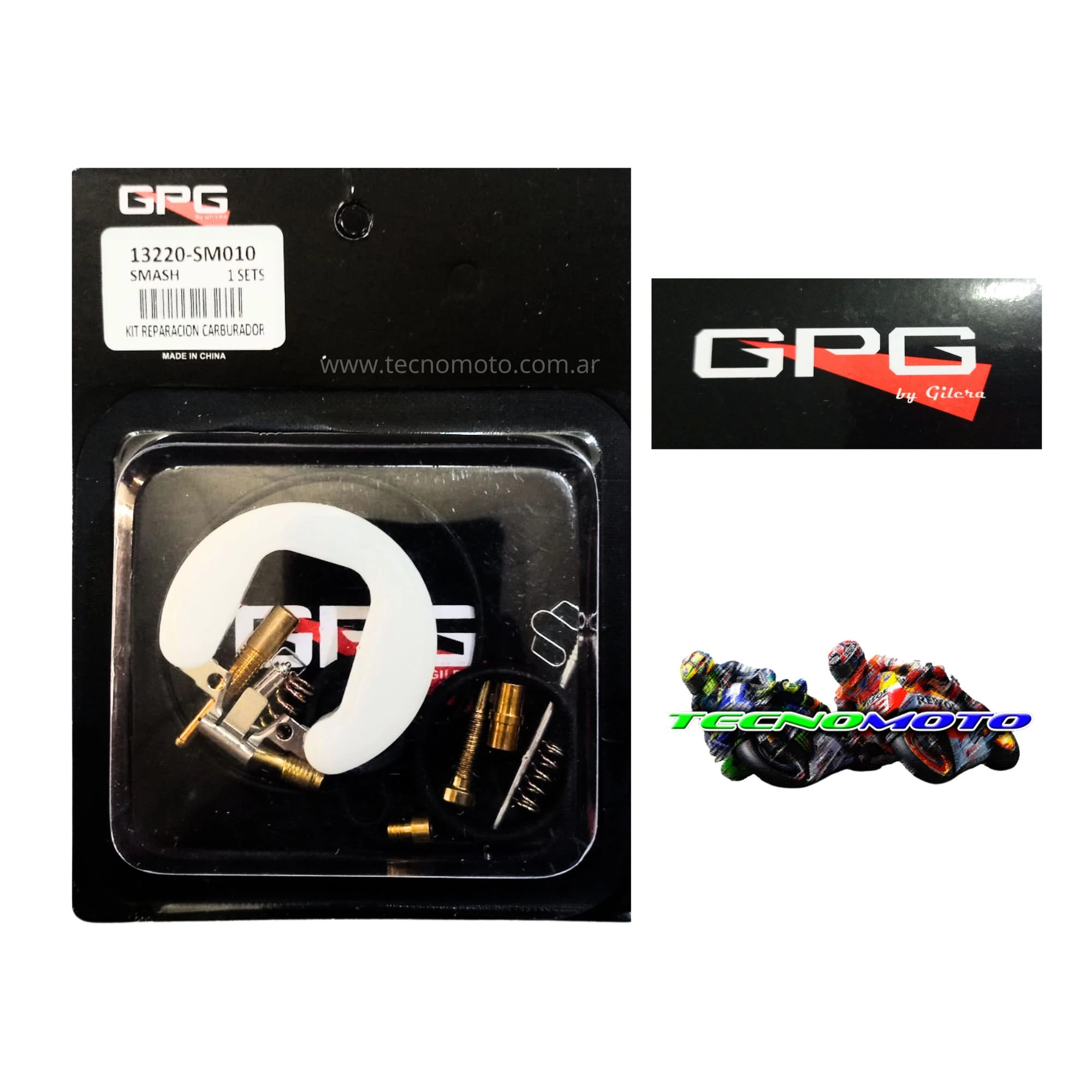 KIT REP.CARBURADOR GILERA 110 SMASH -C/FLOT. -48551