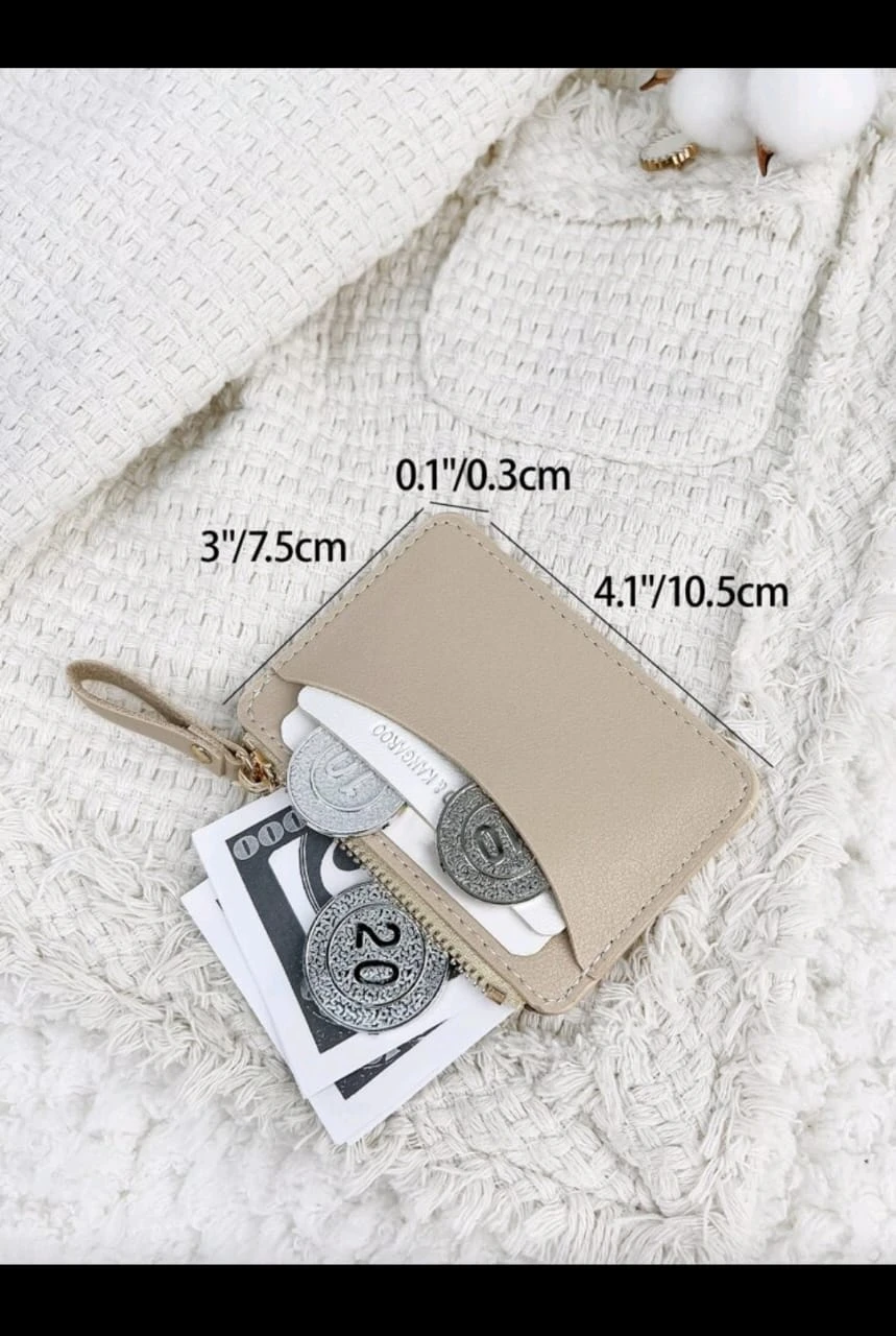 Monedero Tarjetero Southland Ultra-Slim– Diseño Minimalista en Poliuretano con Cierre Dorado. 4