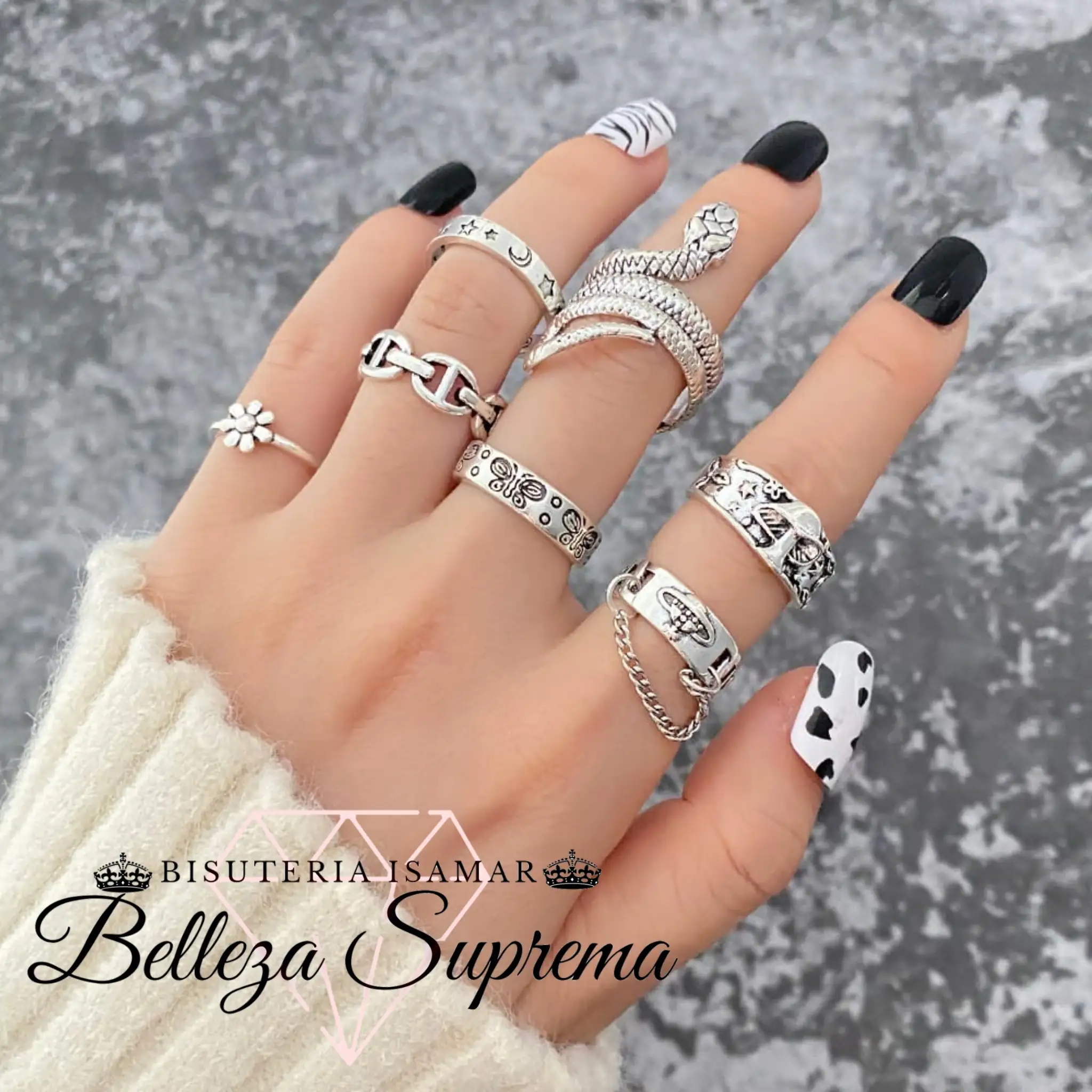 SET DE 7 ANILLOS  4