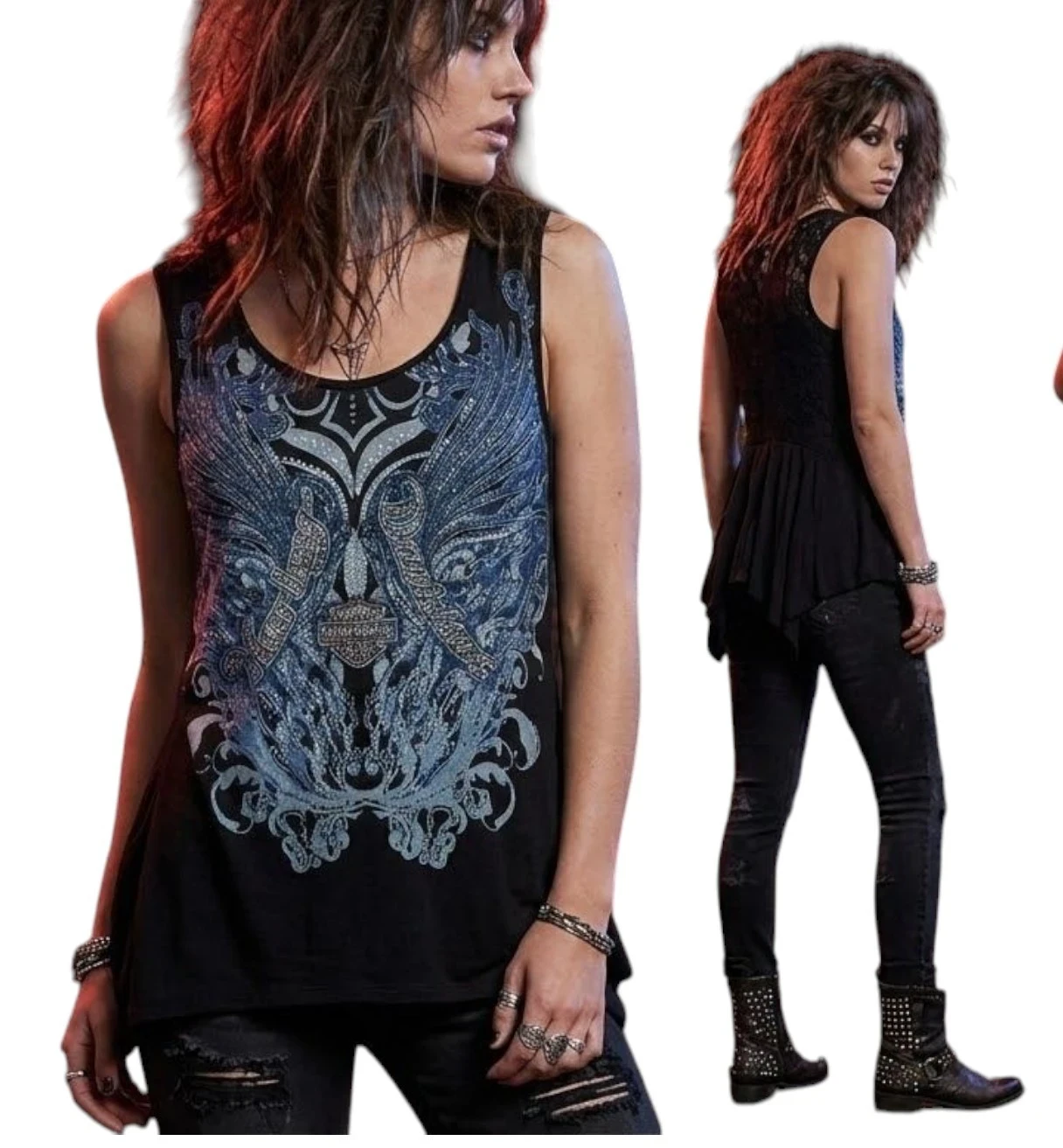 Blusa talla L Harley Davidson 