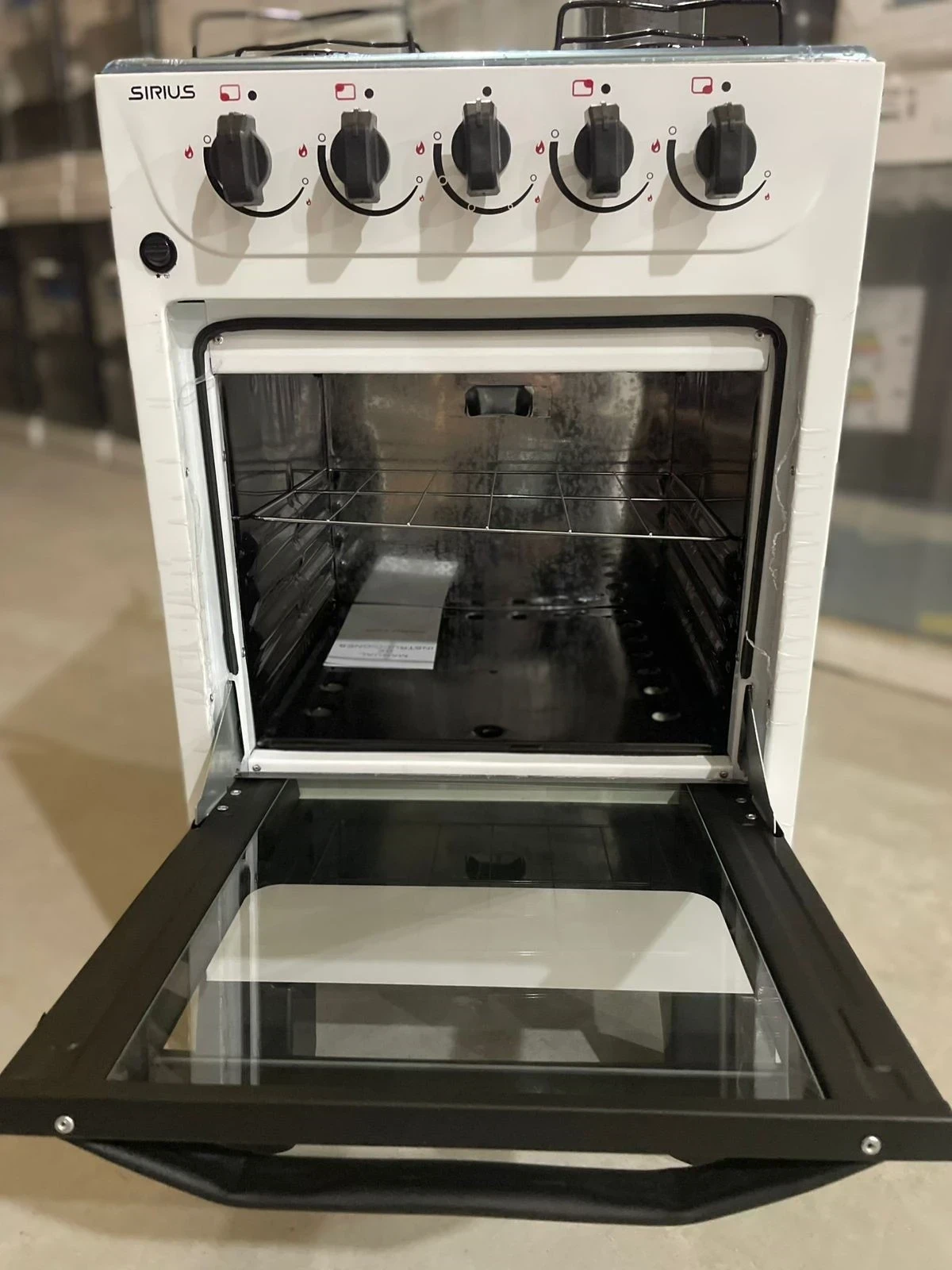  🔥 *COCINA MILA SIRIUS PLUS C/ENCENDIDO ELECTRONICO (GAS NATURAL Y ENVASADO)*  Tapa de vidrio  2