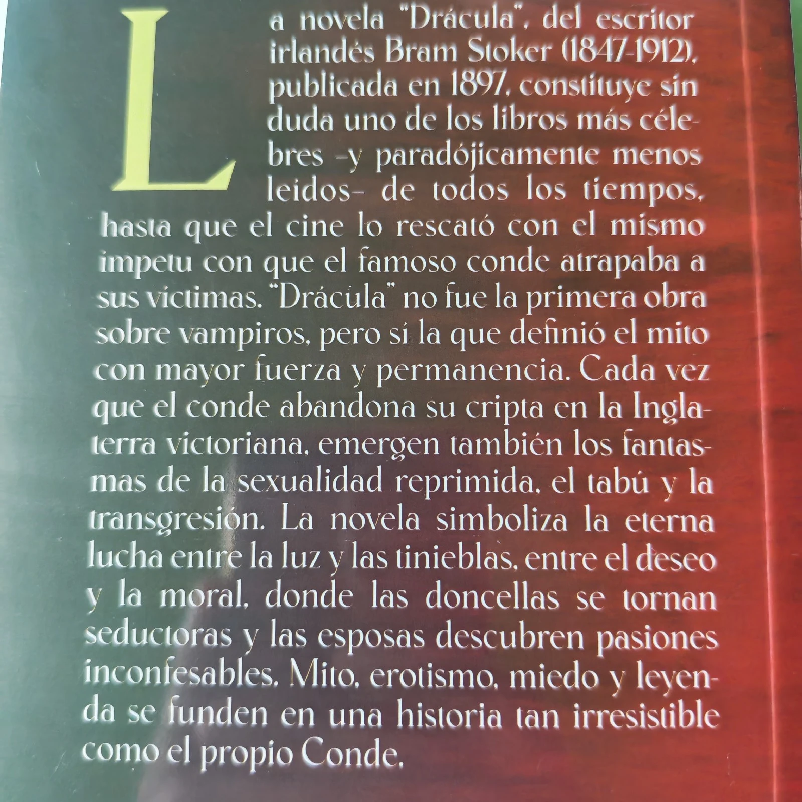 Drácula, Bram Stoker, nuevo 2