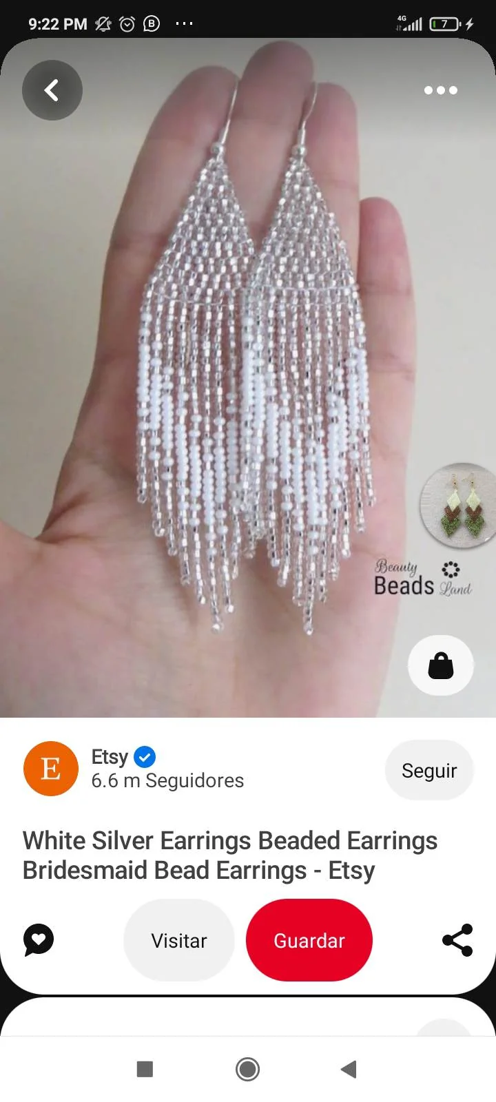 Aretes en flecos  8