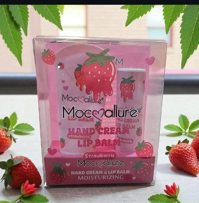 KIT CREMA MANOS + BALSAMO FRESA
