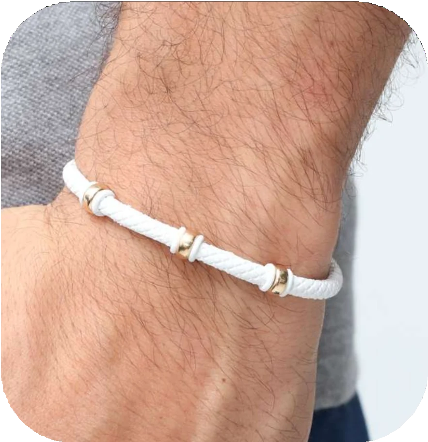 TB-020931-PULSERA ESPECIAL CAUCHO NEO GRUESO TRÍO BROCHE 10QTE