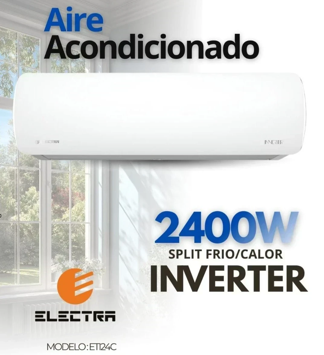AIRE AC. ELECTRA 2400W INVERTER FRIO/CALOR