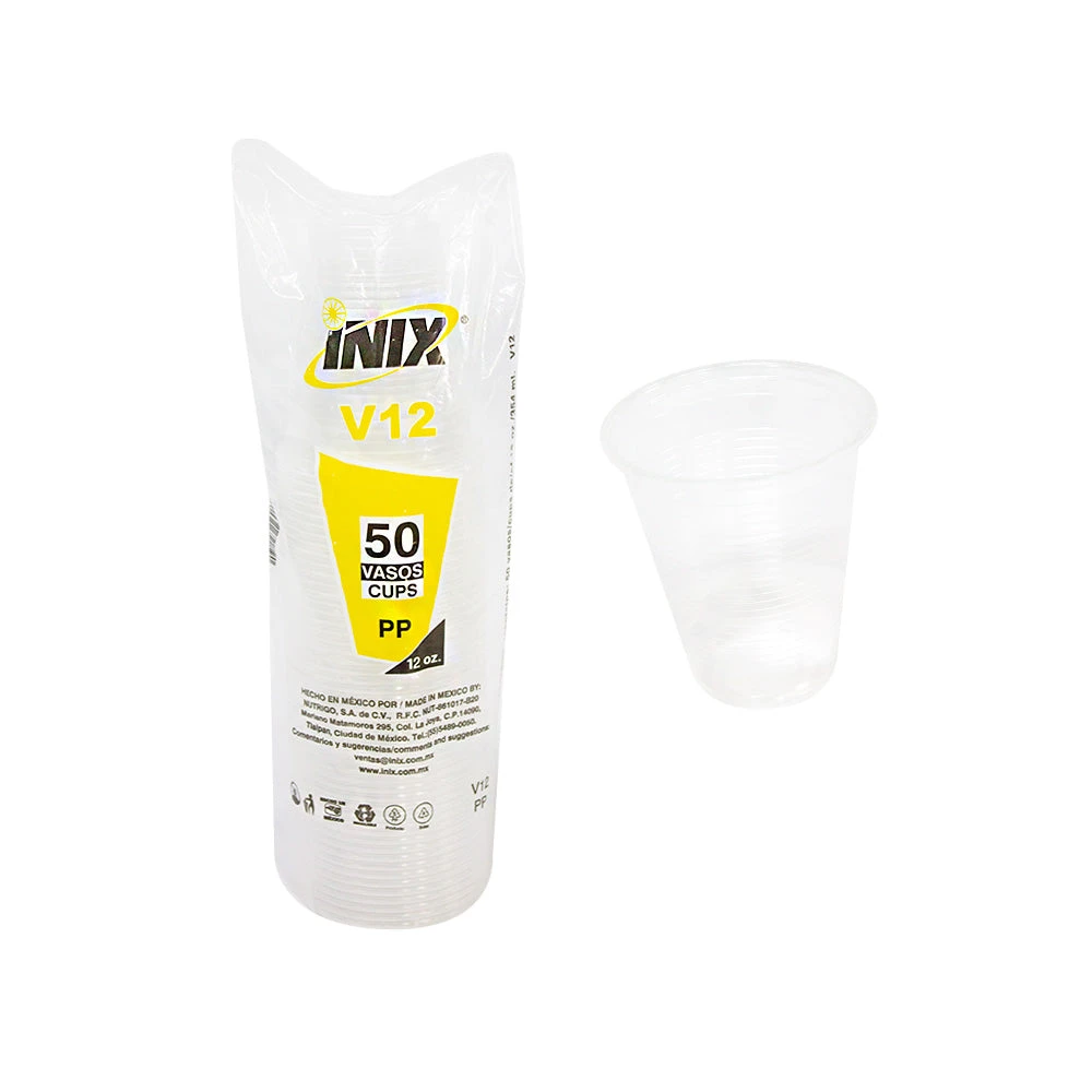 Vaso de plástico Inix 10 V12 50 pz