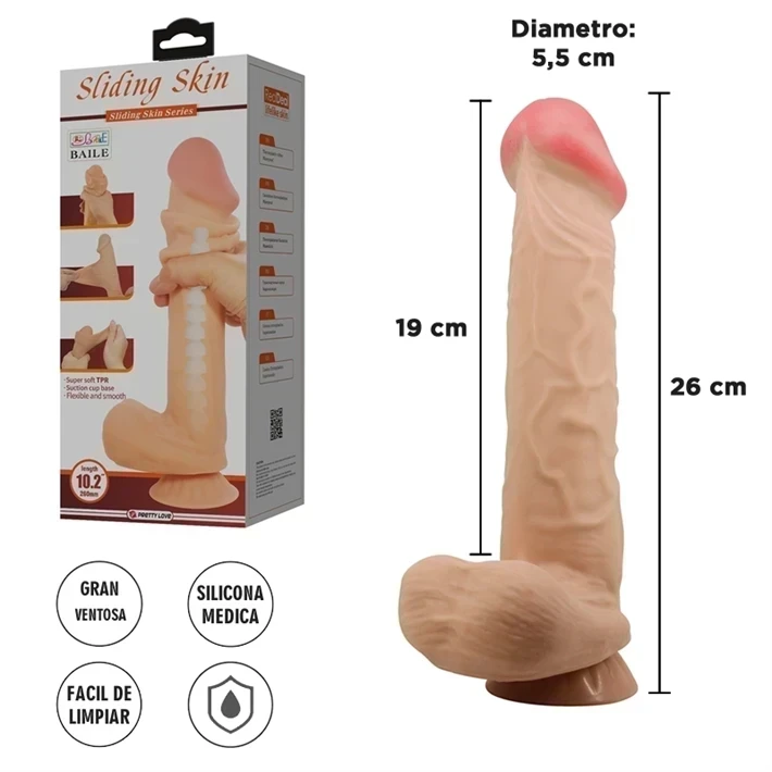 Dildo realista Vertebrado - Mendel