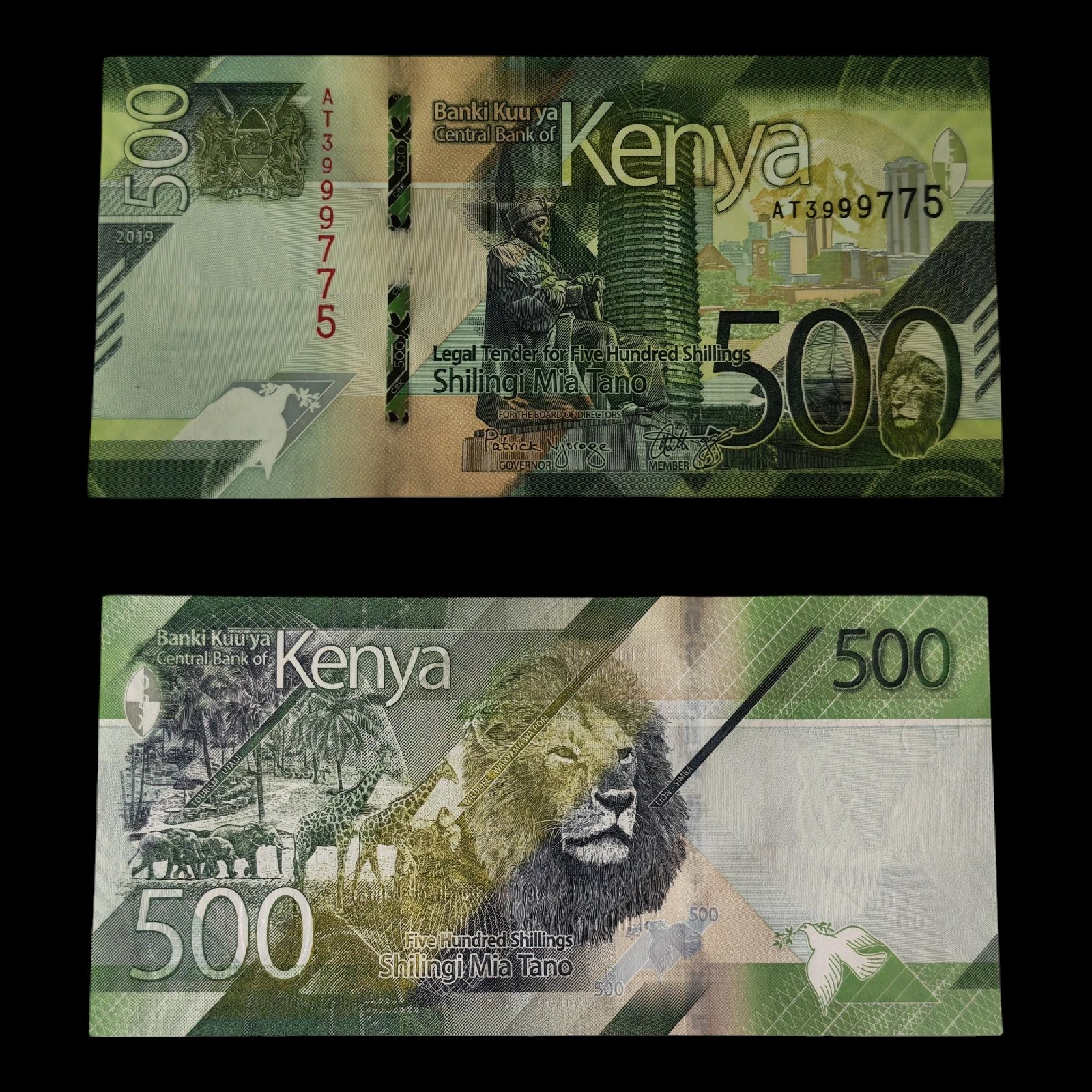 ° Kenia 500 Shelines UNC