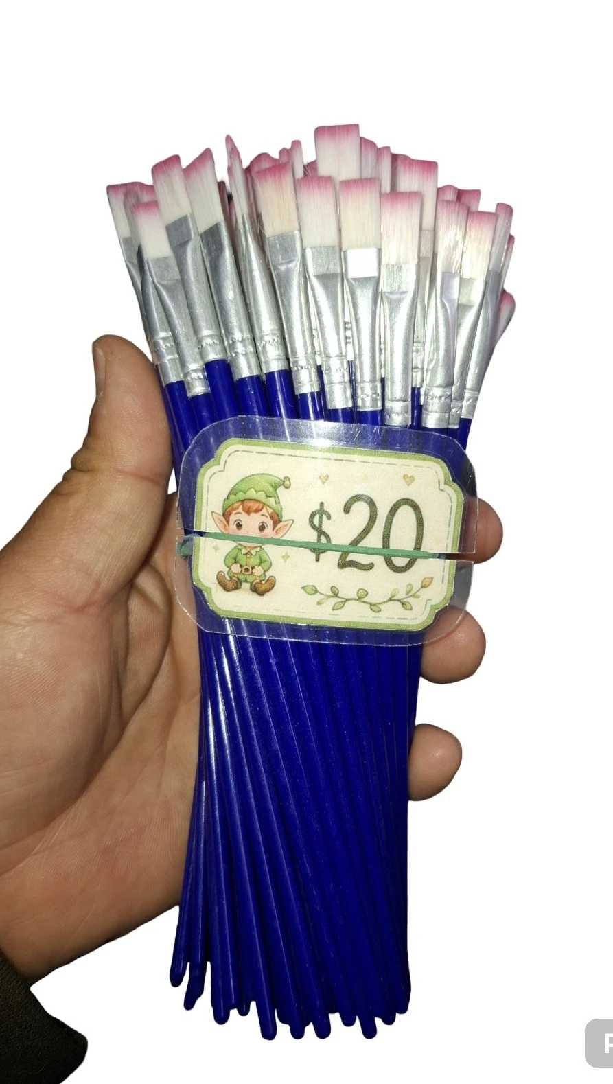 pincel azul serda suave mediano