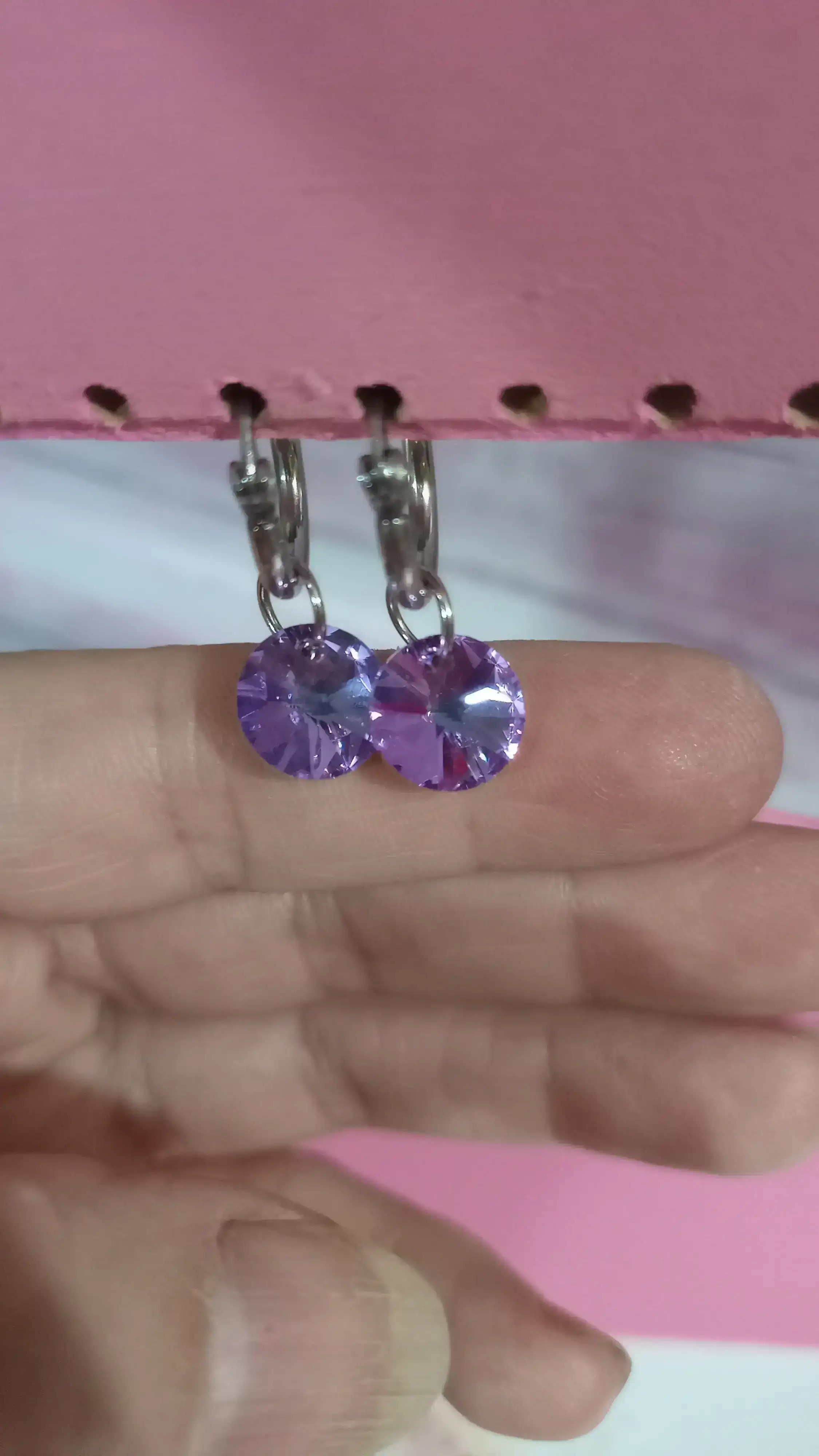 Argollita de 16mm violeta🫶