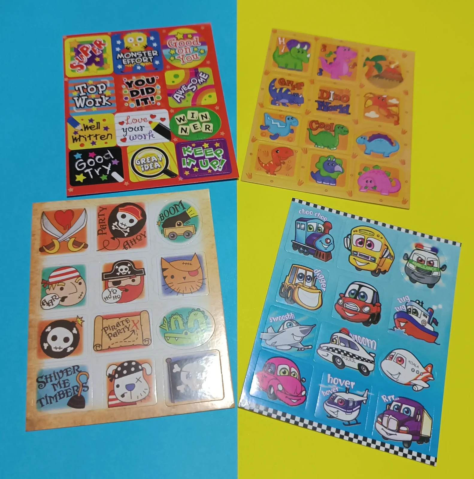 HOJA STICKER X12