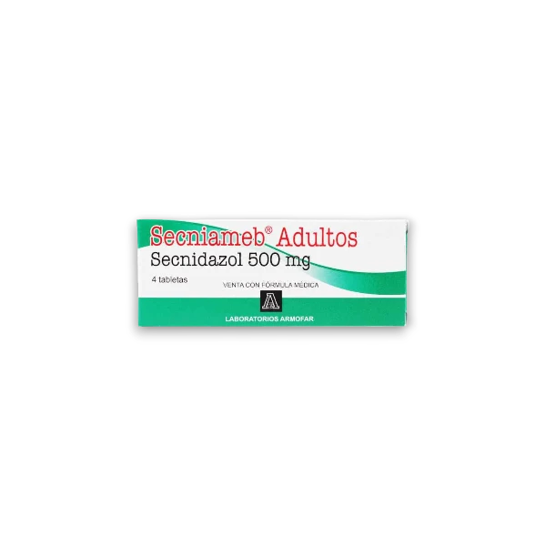 SECNIAMEB 500 MG X 4 TBL SECNIDAZOL