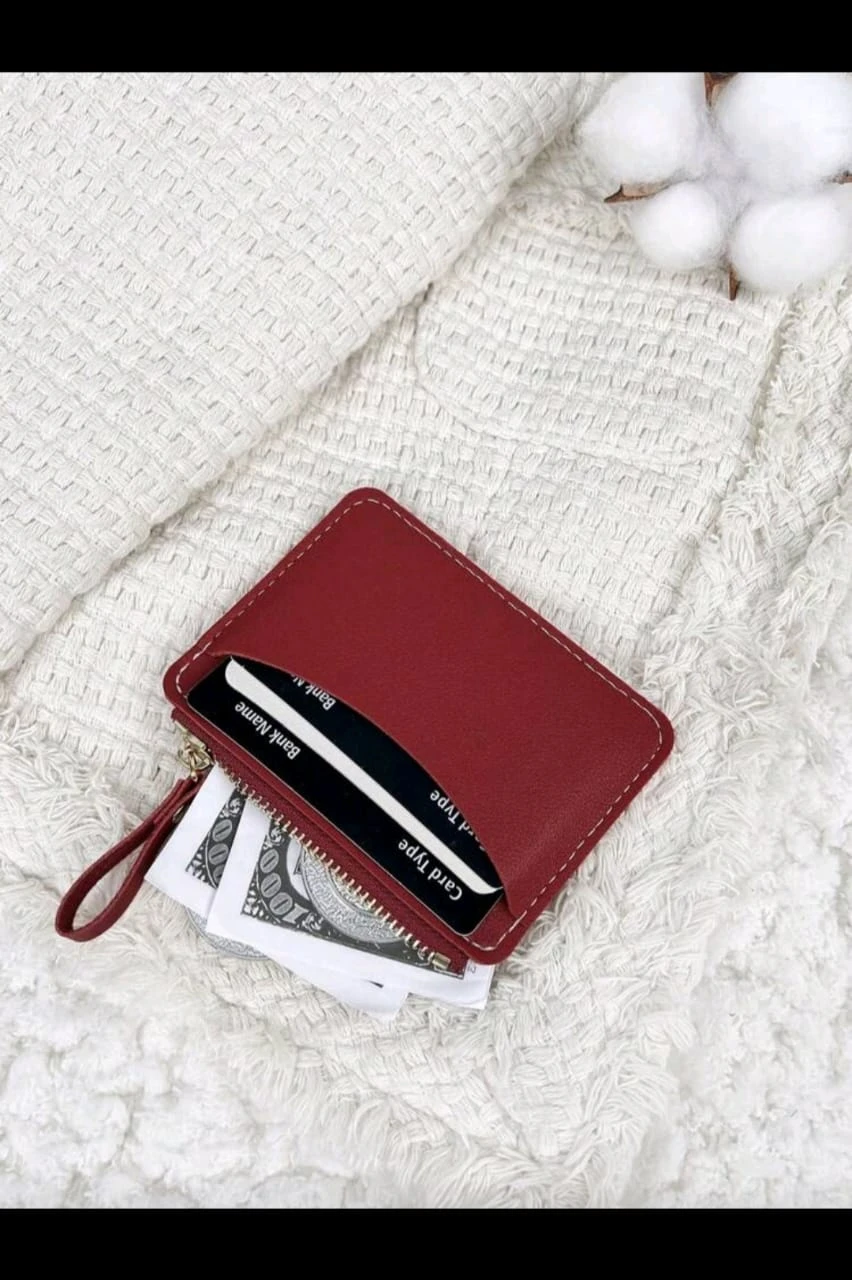 Monedero Tarjetero Southland Ultra-Slim– Diseño Minimalista en Poliuretano con Cierre Dorado. 4