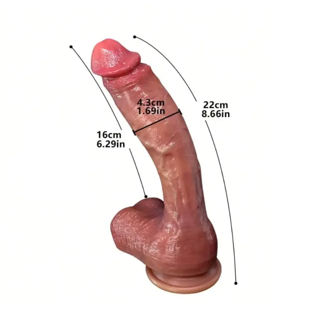 Dildo Realista Silicona Líquida  2