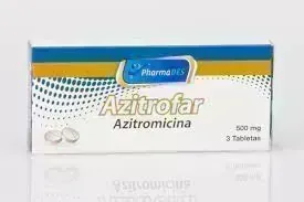 AZITROFAR 500 MG CJA X 3 TAB AZITROMICINA TRIDEX