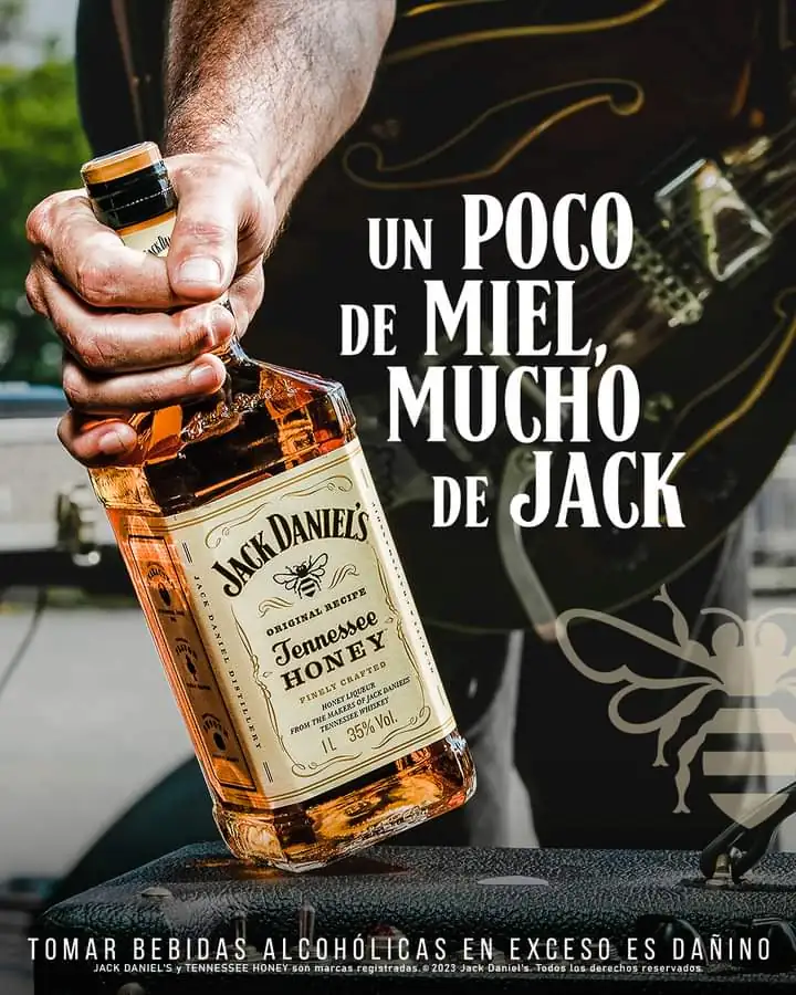 Whisky JACK DANIEL'S Tennessee Honey Botella 750ml 3