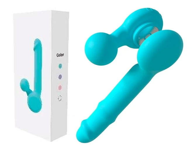 Magnetic 2-in-1 Detachable Wriggling Vibrator