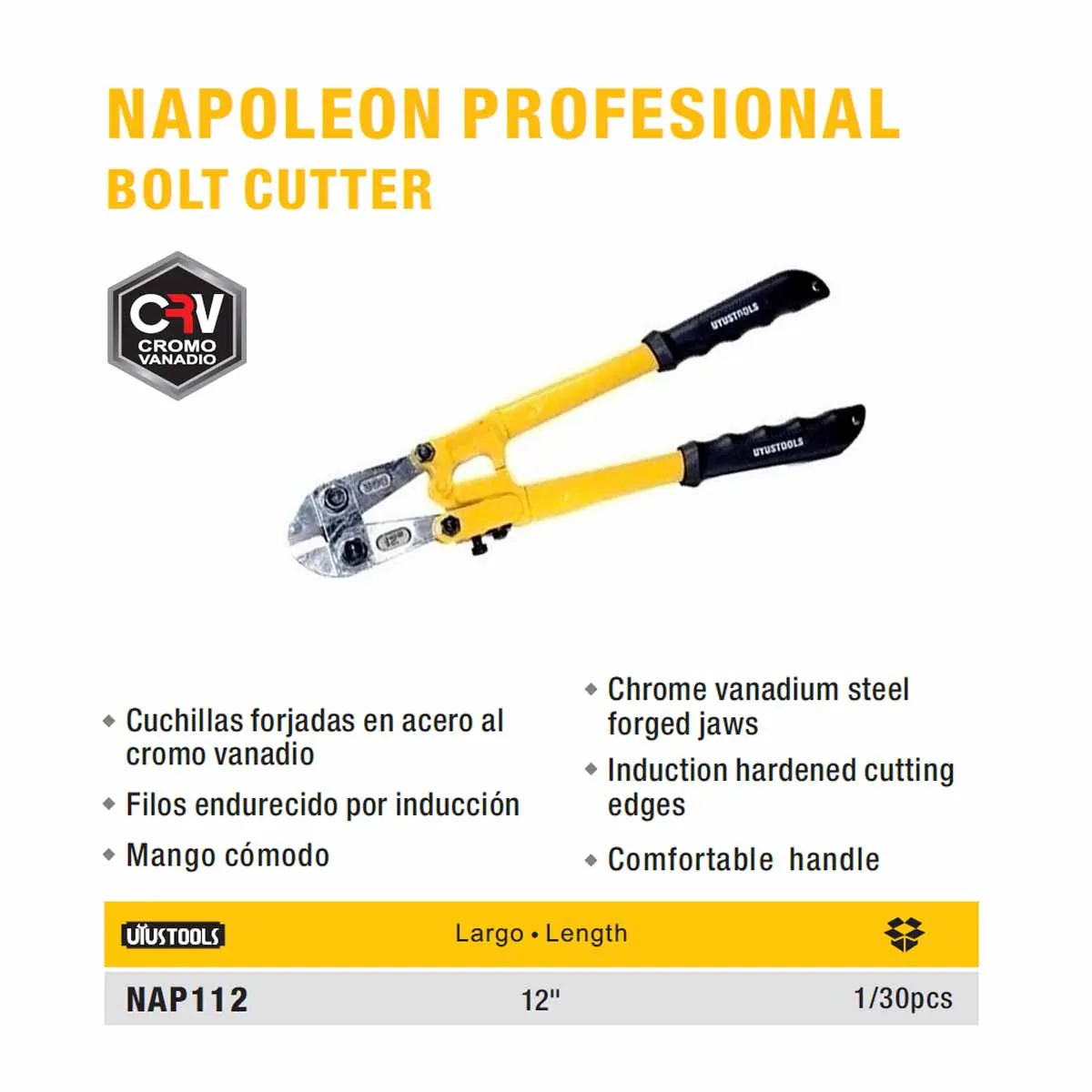 NAPOLEON PROFESIONAL CIZALLA UYUST 12"