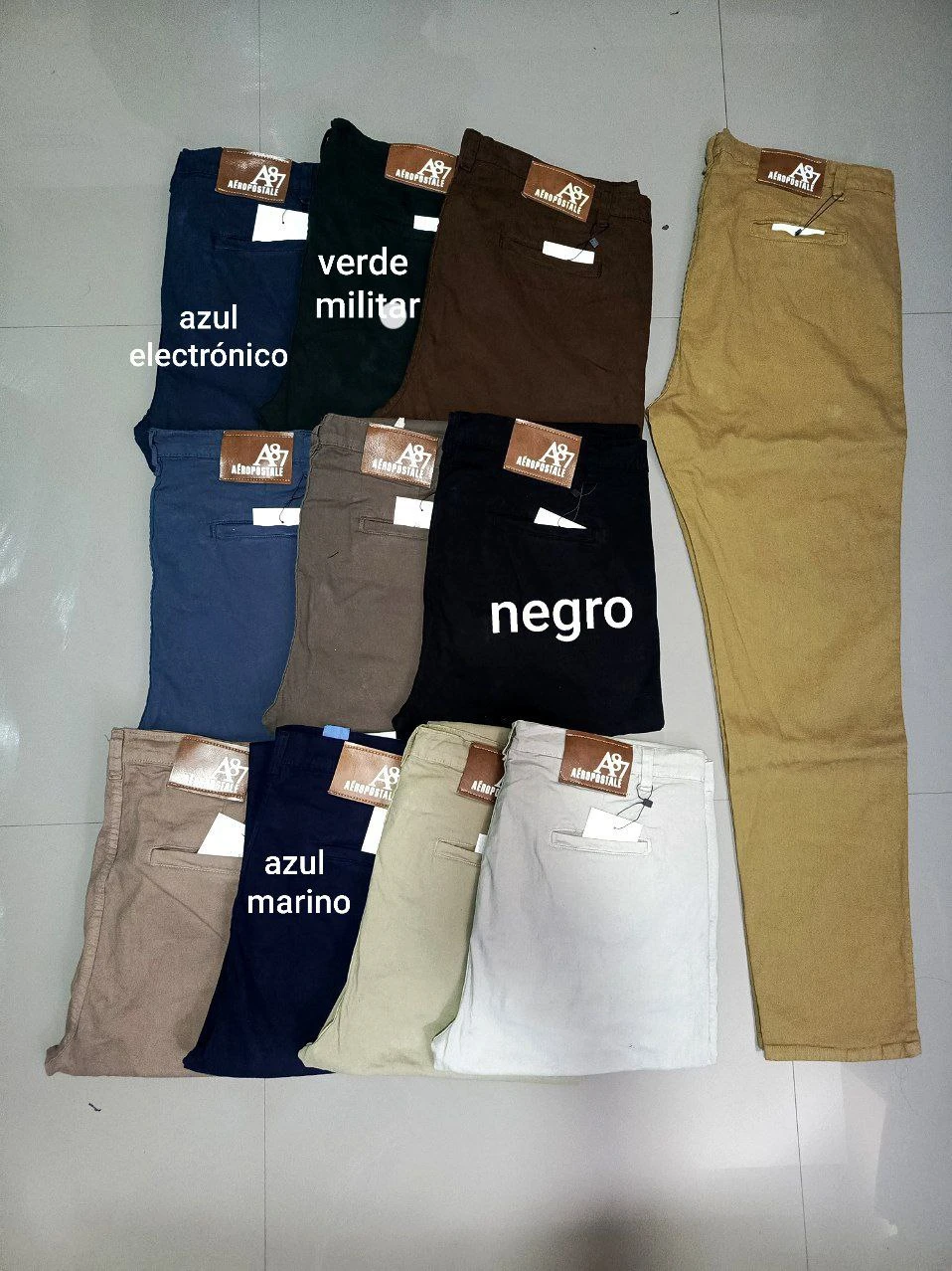 Pantalones de gabardina 