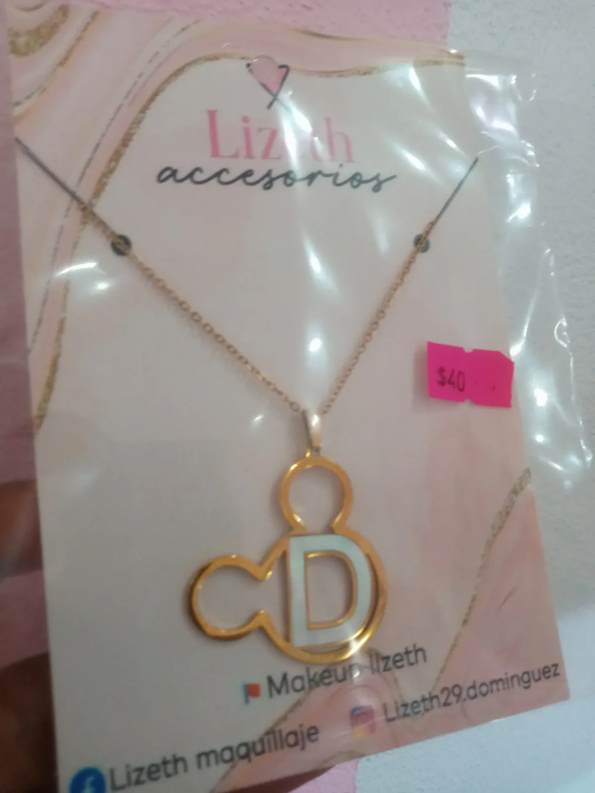 Cadena micky inical D 2