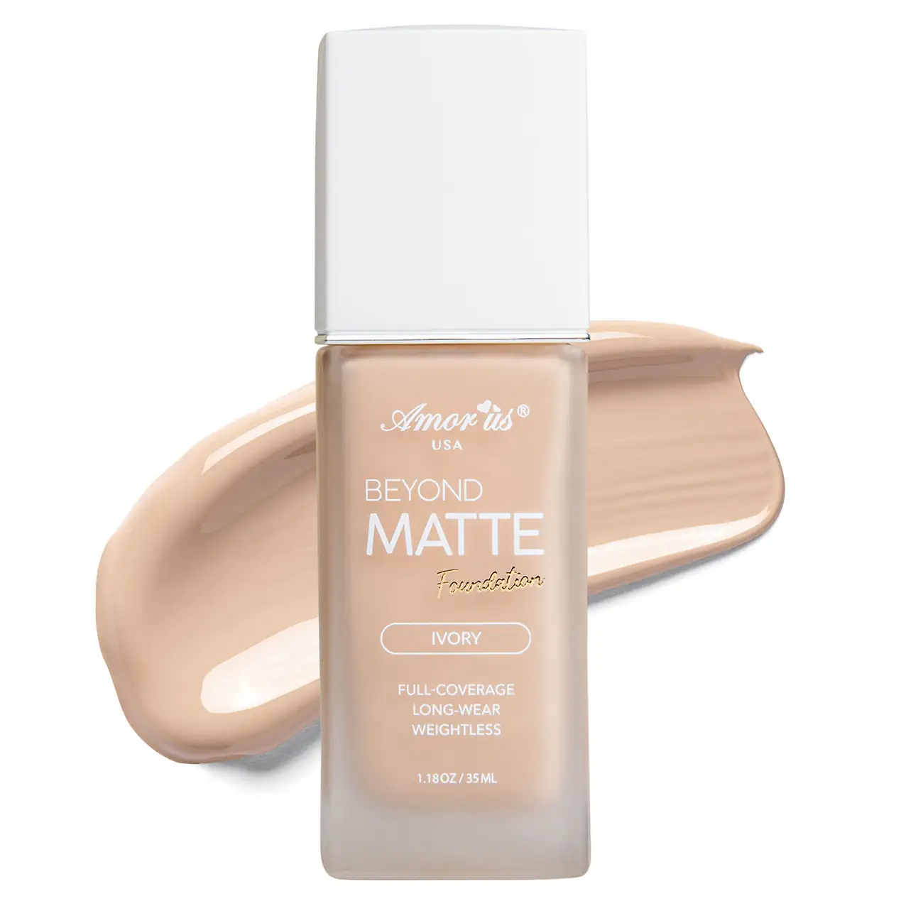Bade liquida Beyond Matte tono 01 Ivory