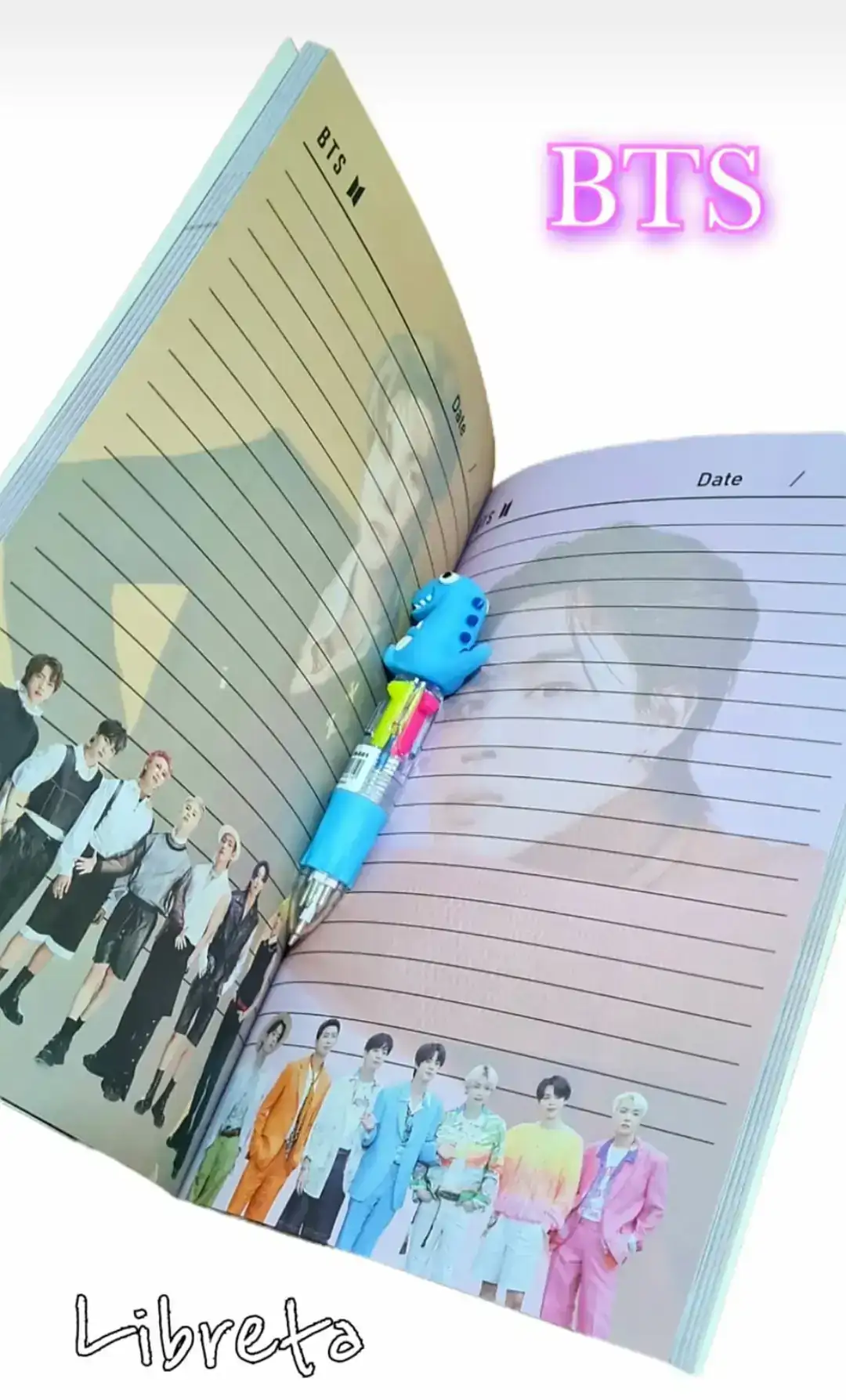Libreta de notas BTS