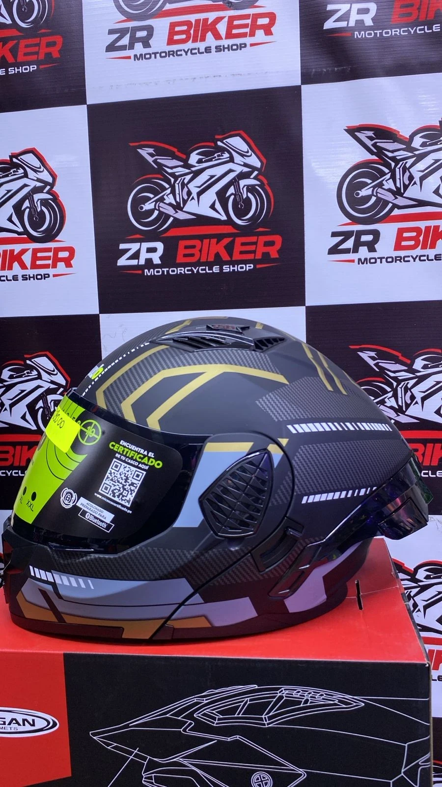 CASCO ABATIBLE XKUDO TURBINE NEGRO