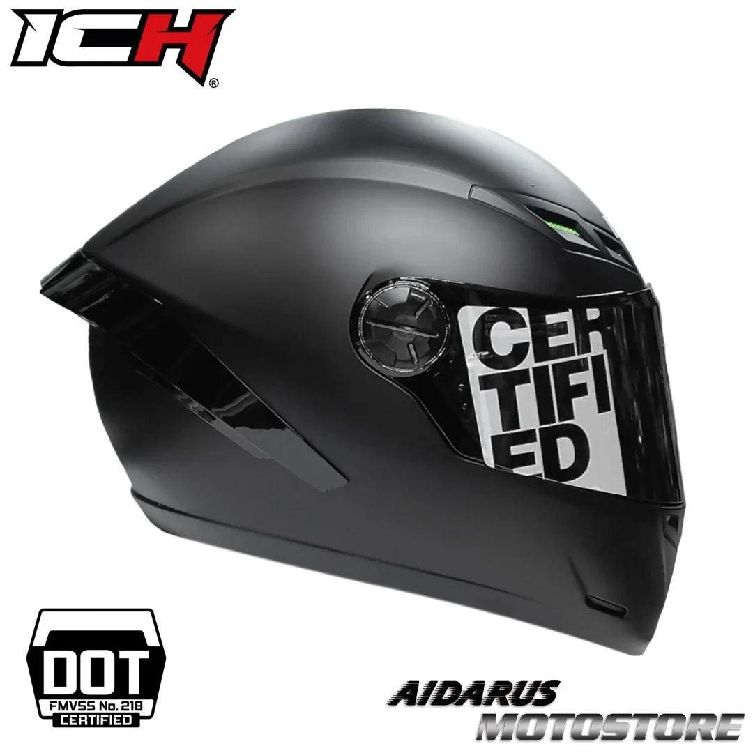 CASCO ICH 501 NEGRO MATE