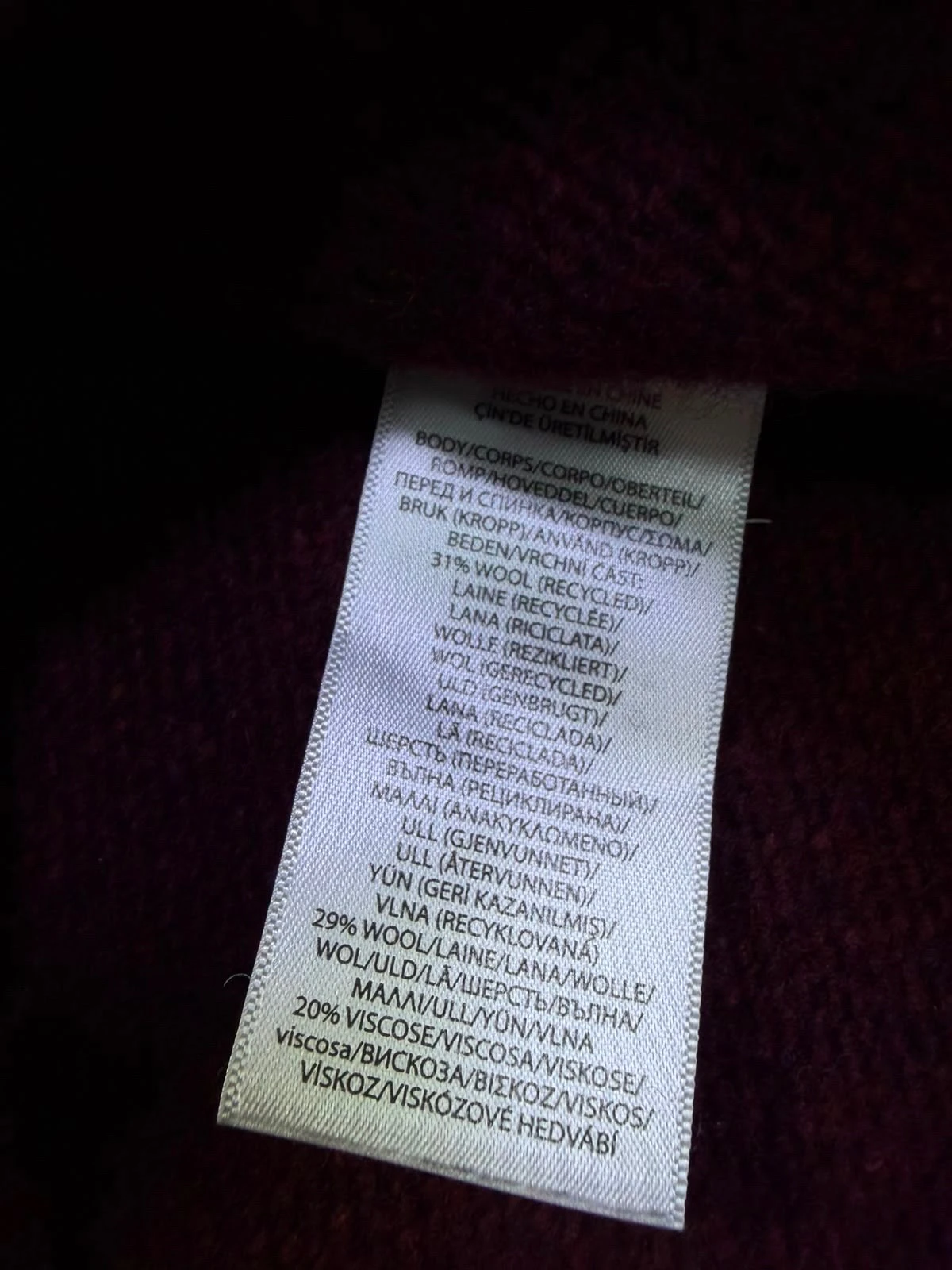 Sweater Polo Ralph Lauren Vino Tinto Lana Hombre Talla S 7