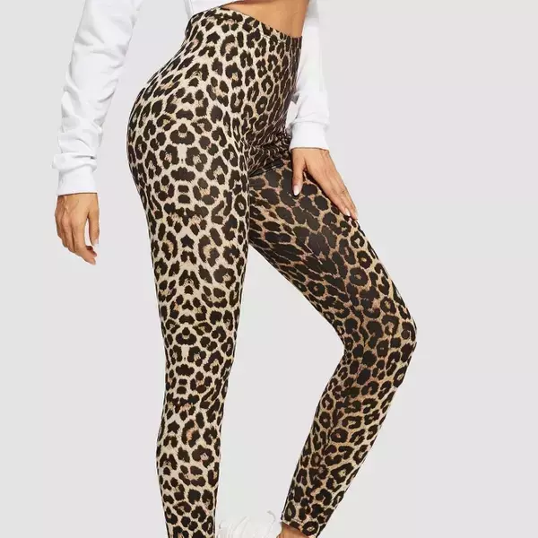 Legging dupont print marrón oscuro