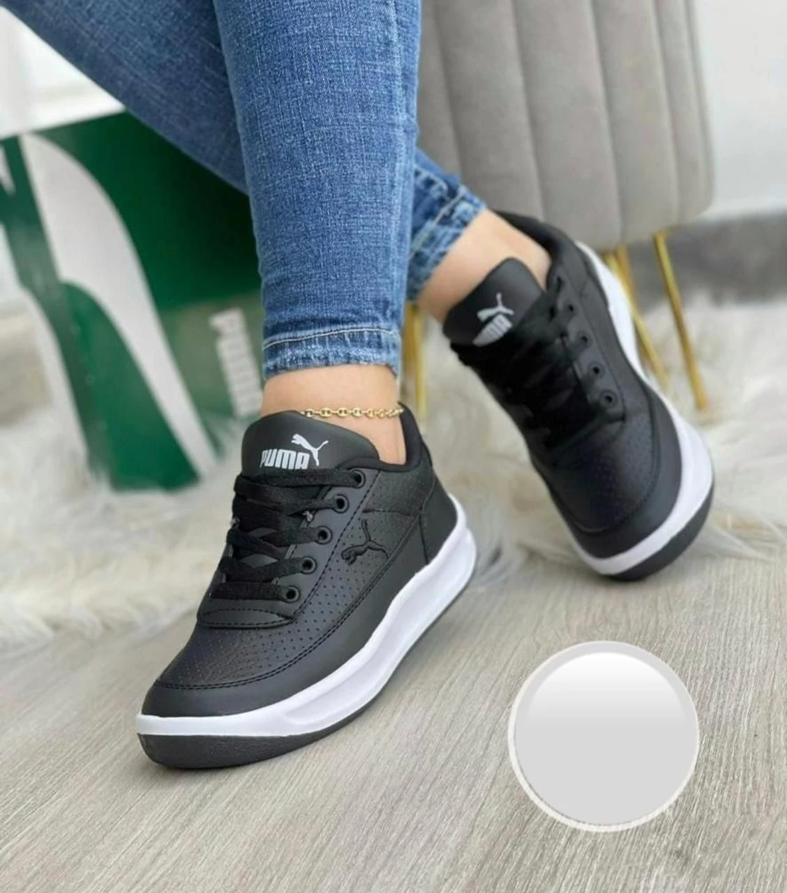 Calzado Puma Dama Negro 