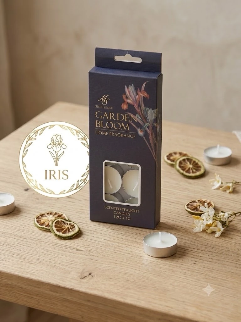 Paquete de 10 Velas Aromáticas de Té – Fragancias Florales y Cítricas 2