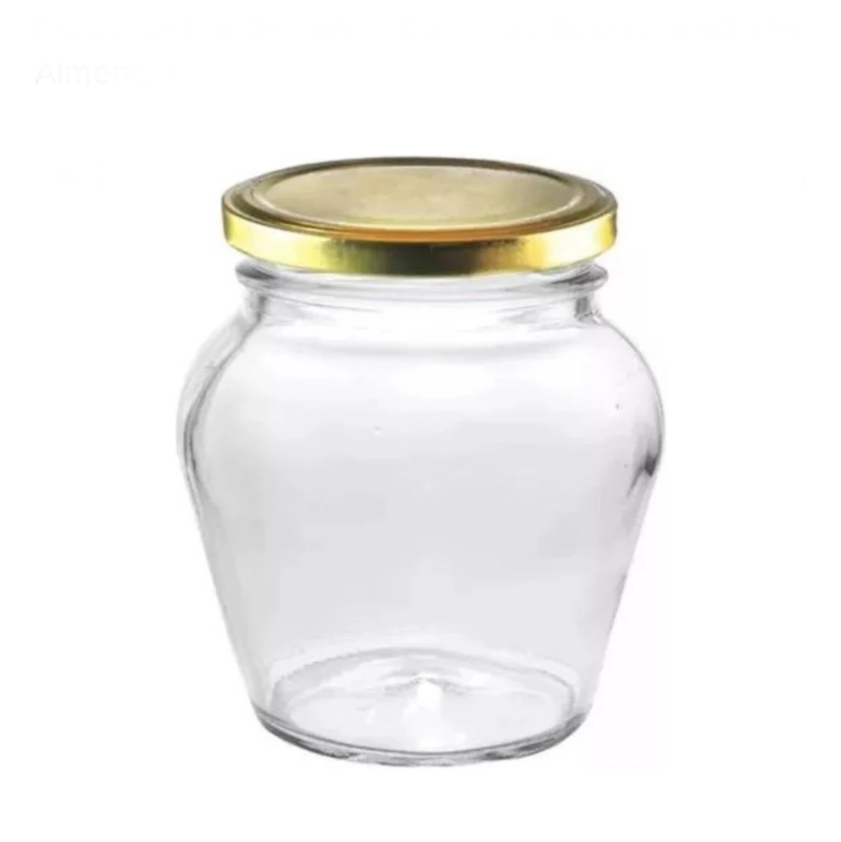 Almendra frasco vidrio 360 ml con tapa 