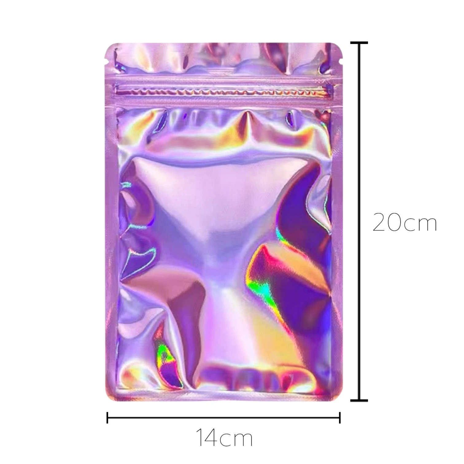 Funda Holográfica 14cm x 20cm para Combos de Maquillaje & Skin